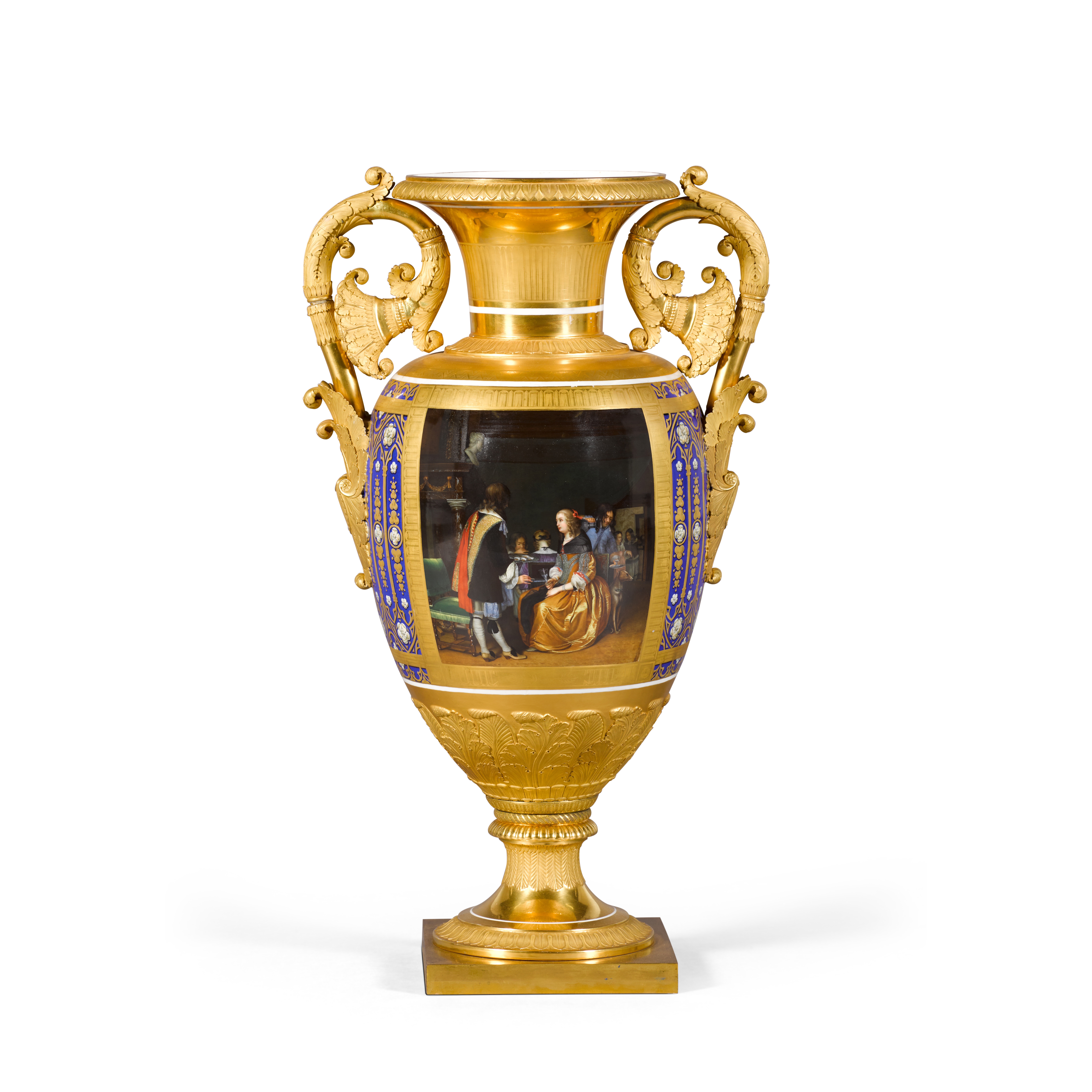 Unknown — A large ormolu-mounted porcelain vase, Imperial Porcelain Manufactory, St Petersburg, period of Nicholas I, circa 1848