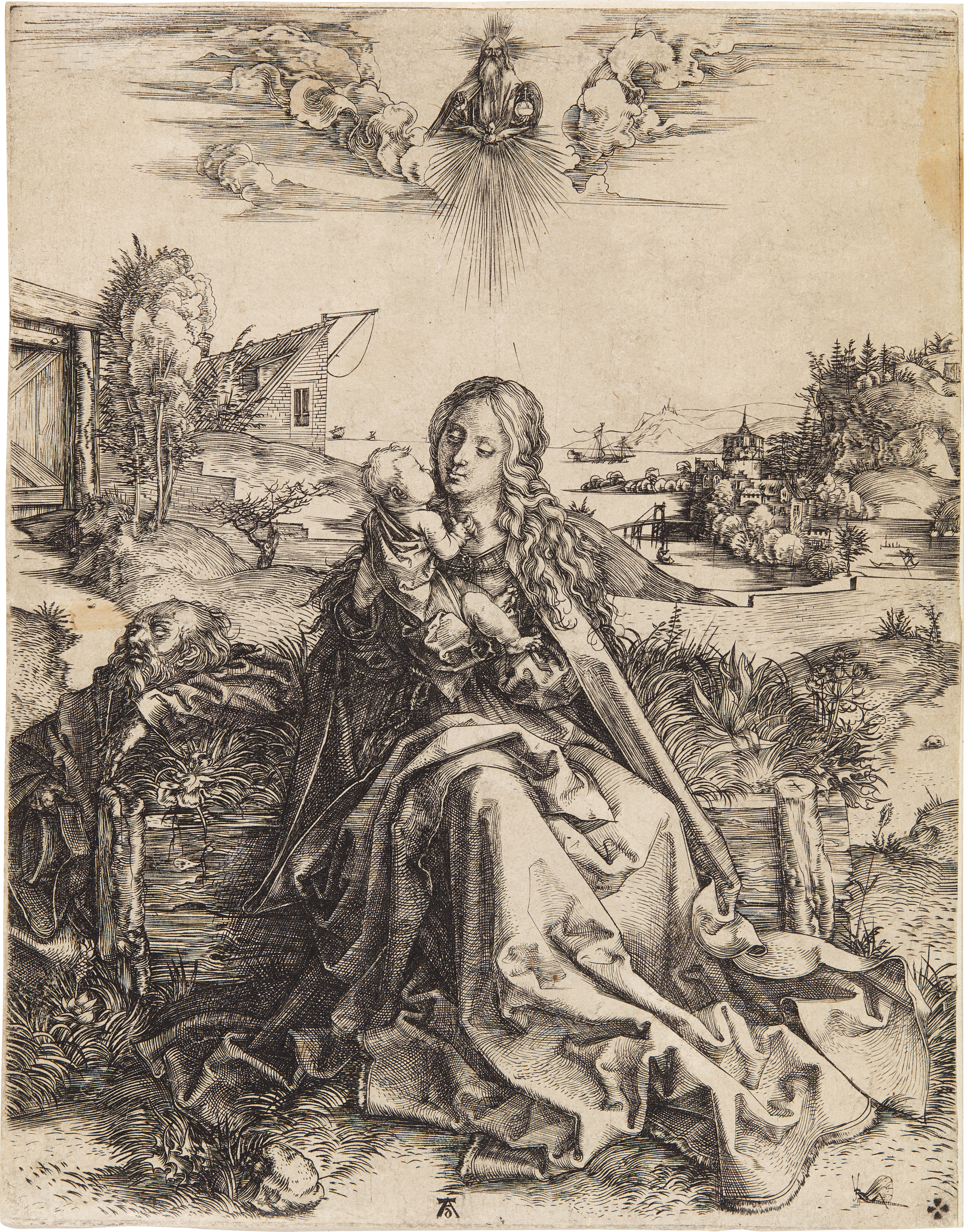 Albrecht Dürer — The Holy Family with the Butterfly 