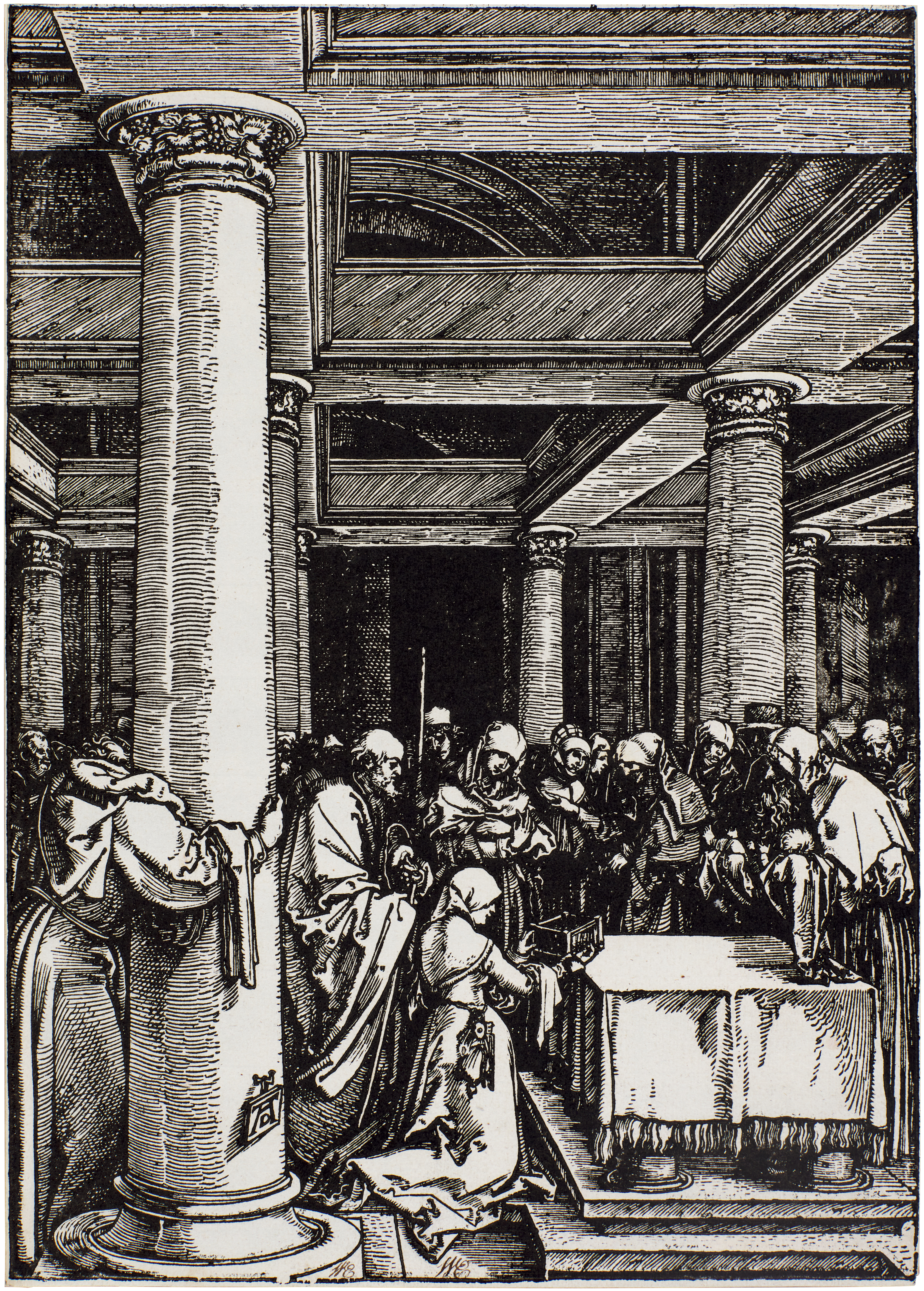 Albrecht Dürer — Presentation in the Temple, from The Life of the Virgin