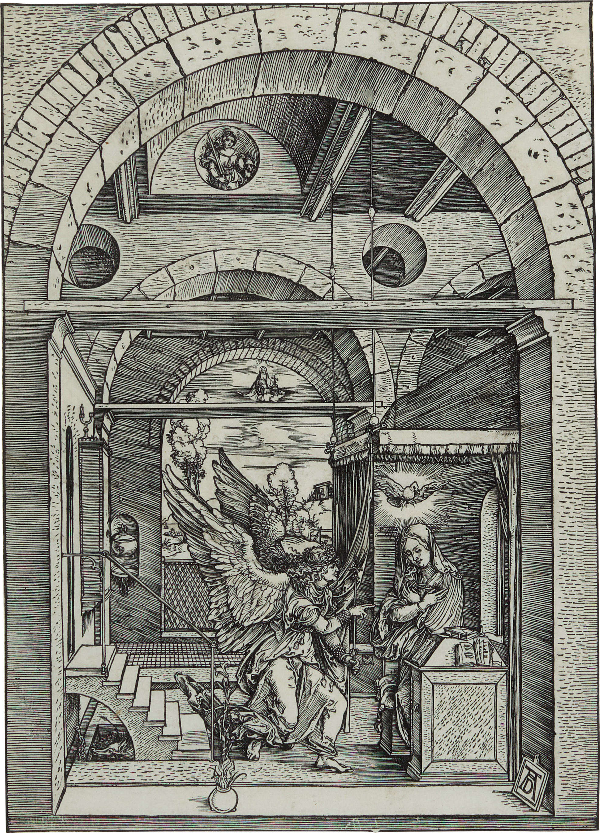 Albrecht Dürer — The Annunciation, from Life of the Virgin