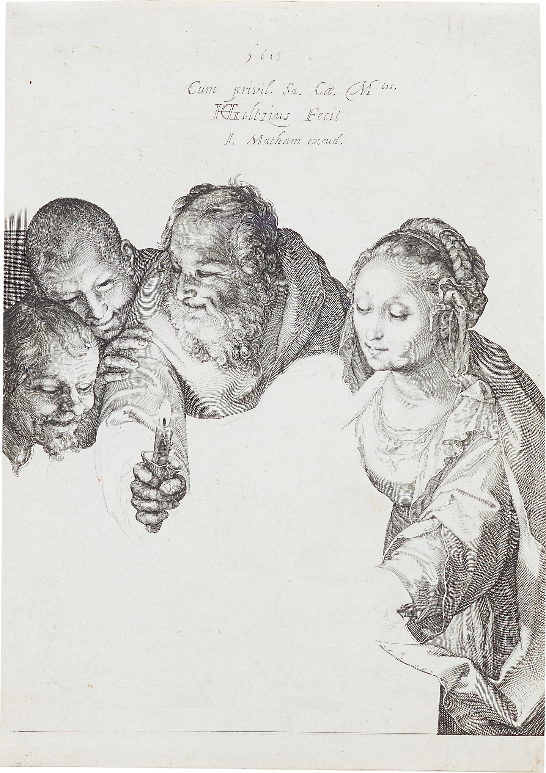 Hendrick Goltzius — The Adoration of the Shepherds