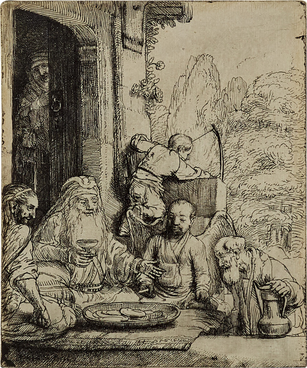 Rembrandt Harmensz. van Rijn — Abraham Entertaining the Angels