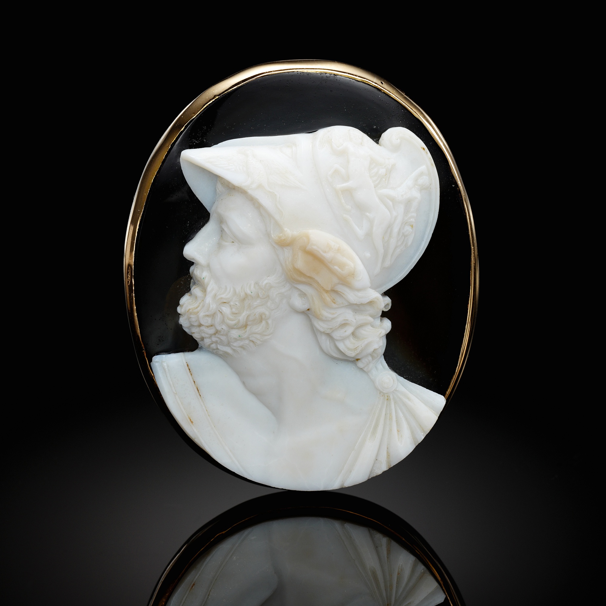 Attributed to Giovanni Pichler — Cameo with Menelaus