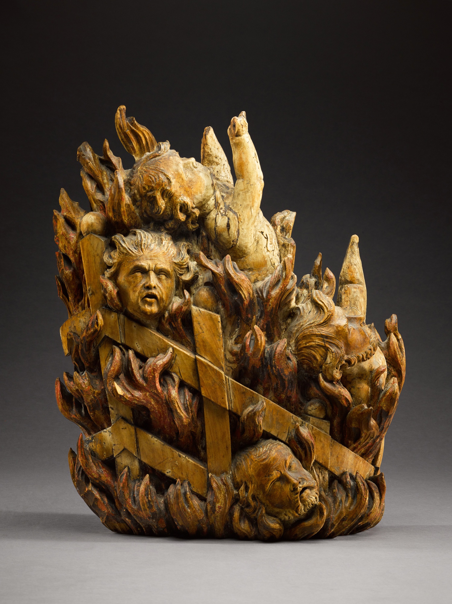 Southern German, probably 17th century — Relief with Damned Souls