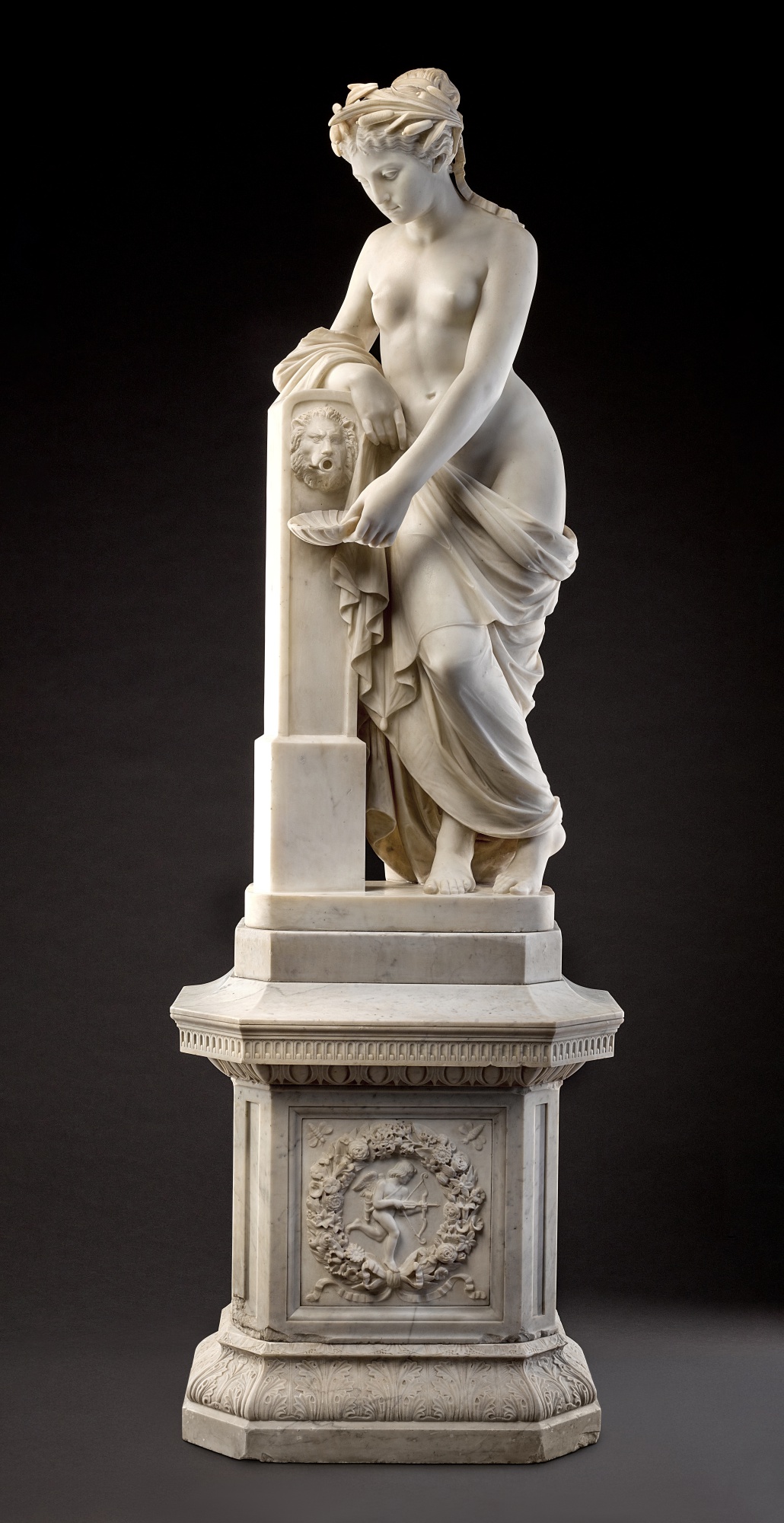 Felipe Moratilla — Una ninfa en la fuente (Nymph at a fountain)