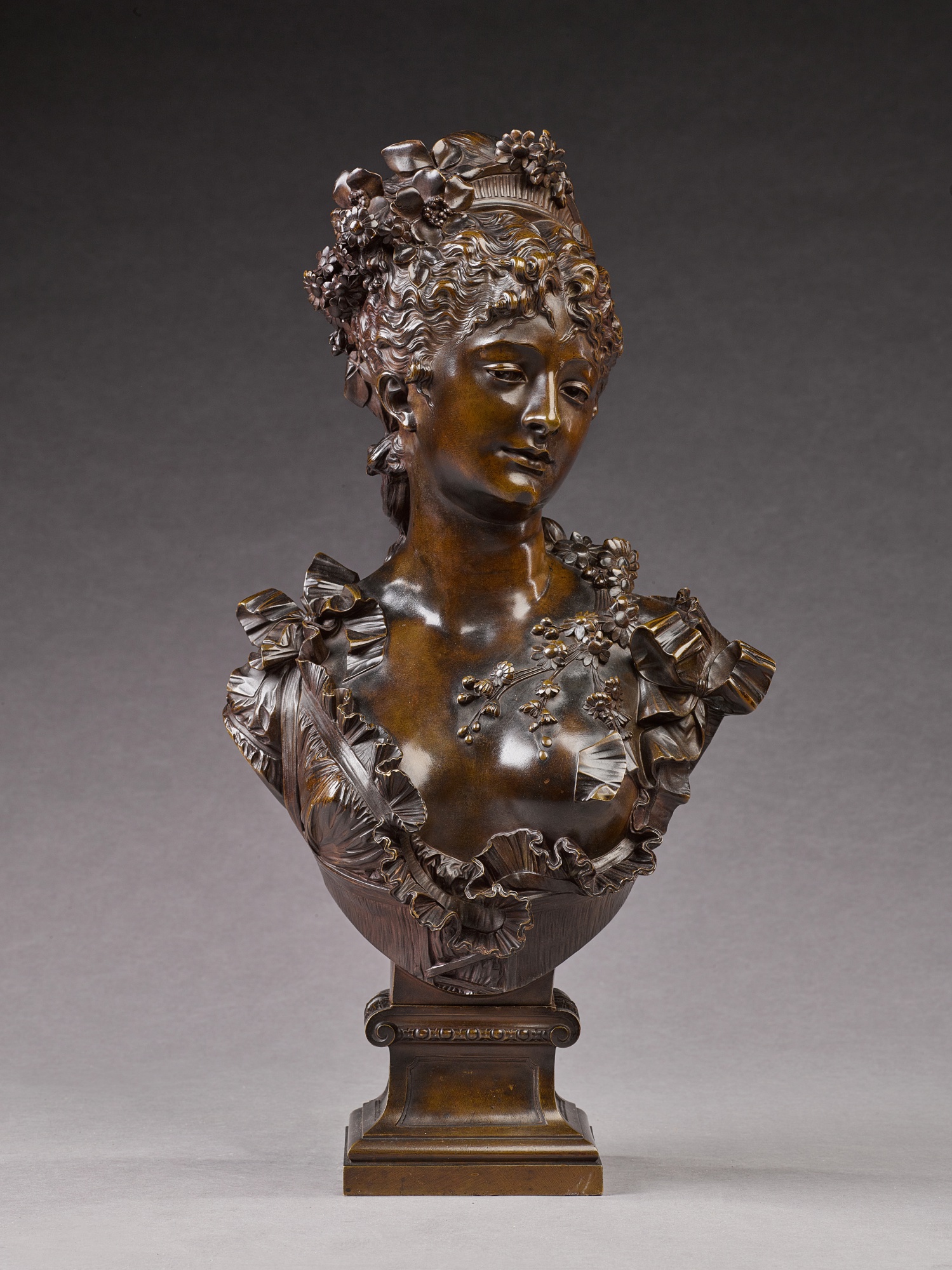 Albert-Ernest Carrier-Belleuse — Bust of the Comtesse de Cassagne