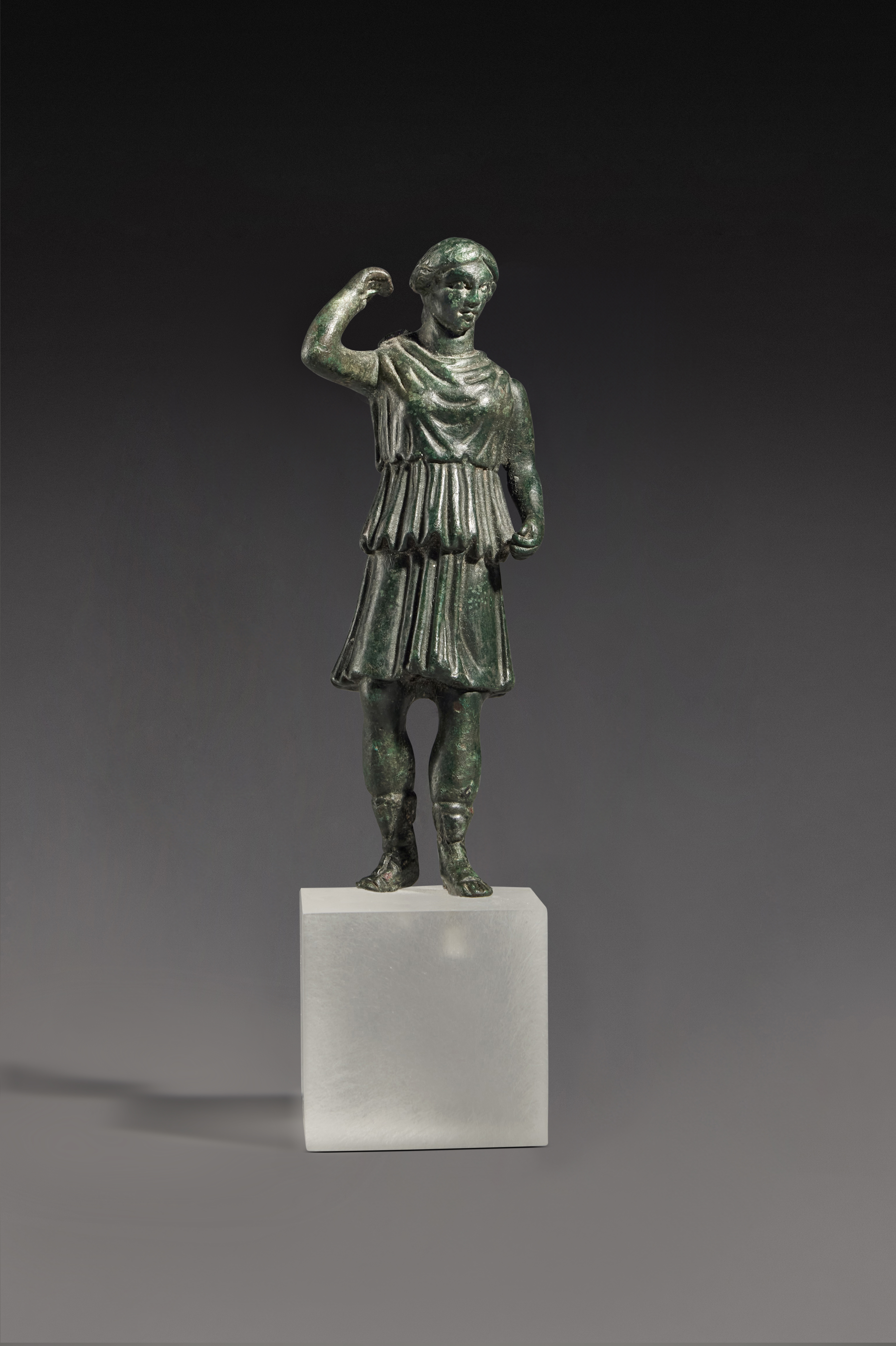 A Roman Bronze Figure of Artemis — A Roman Bronze Figure of Artemis, circa 1st/2nd Century A.D.