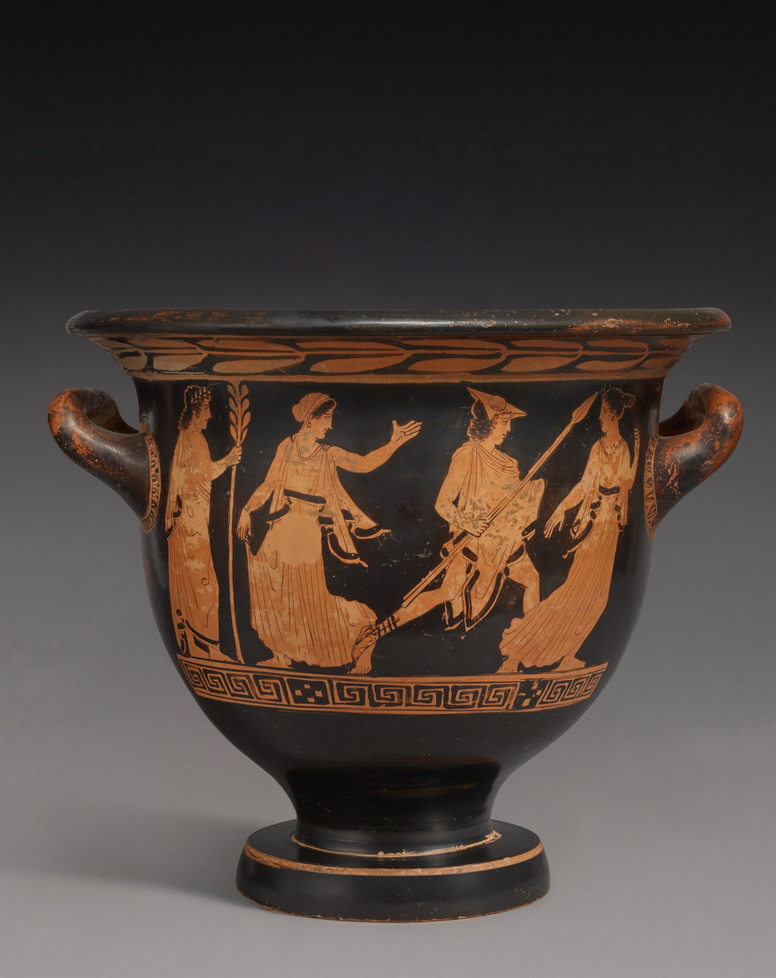 An Attic Red-figured Bell Krater — An Attic Red-figured Bell Krater, attributed to the Pothos Painter, circa 420 B.C.