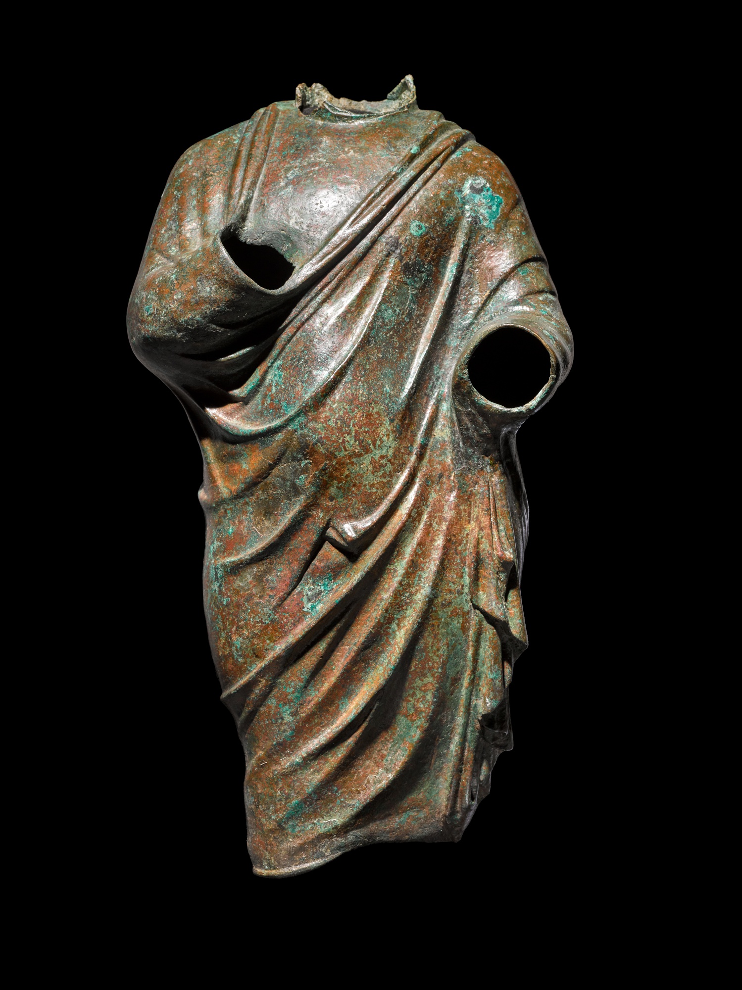 Unknown — A Bronze Torso of Harpokrates, late Hellenistic/early Roman, circa 1st Century B.C./1st Century A.D.