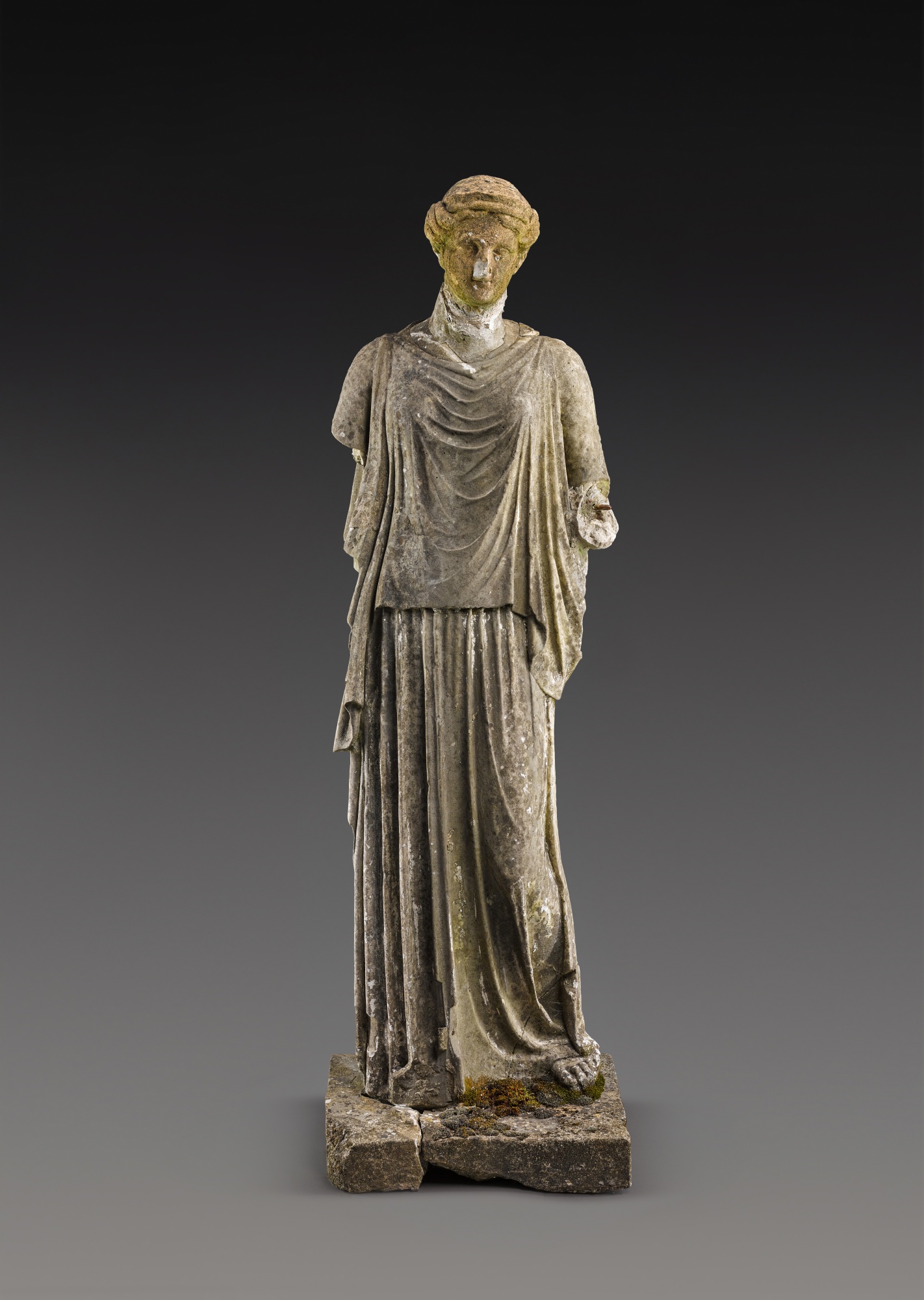 Unknown — A Roman Marble Statue of a Peplophoros, circa 2nd Century A.D., with circa 17th/18th Century Restorations