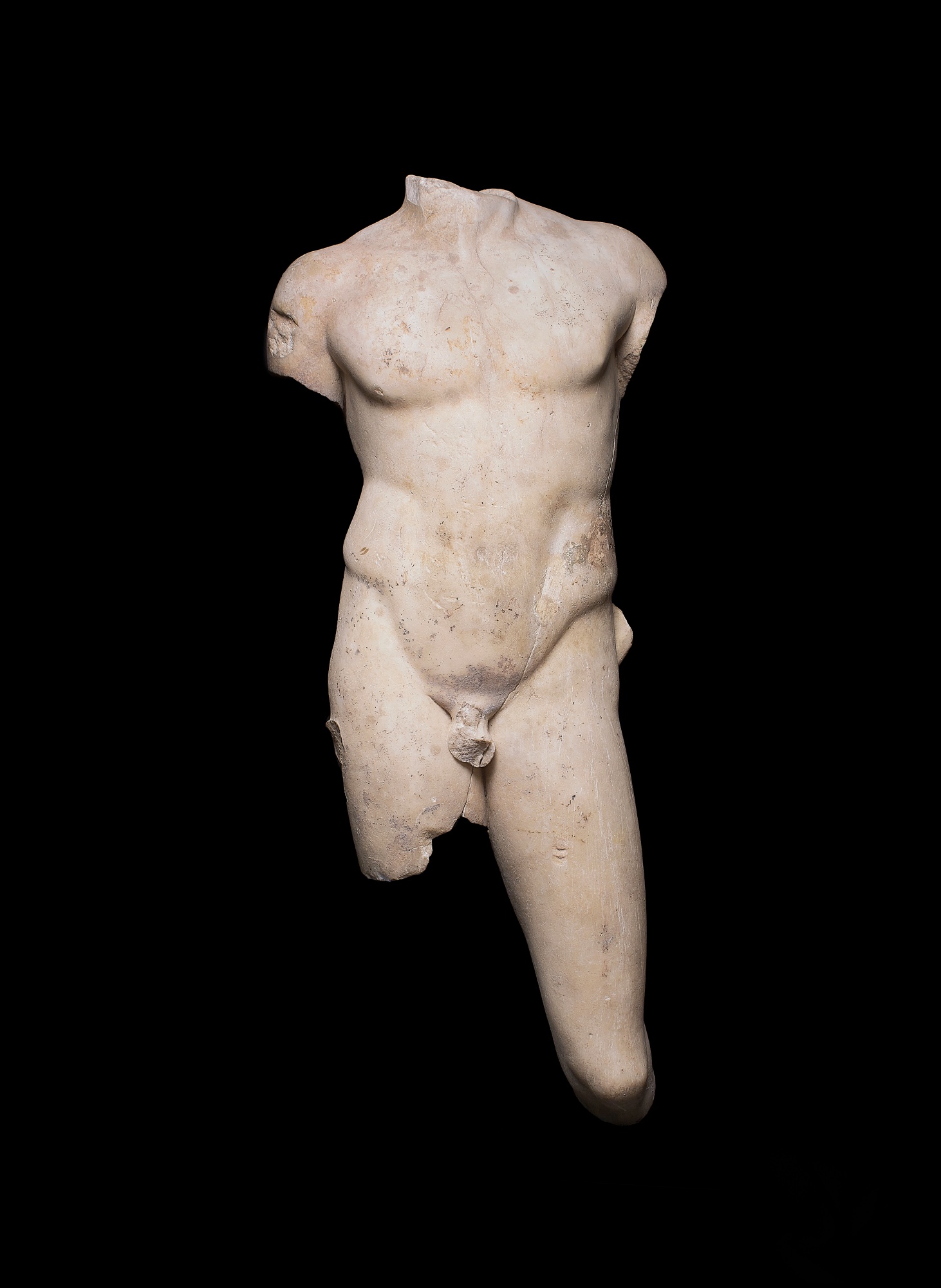 Unknown — A Roman Marble Torso of a Youth, circa 2nd Century A.D.