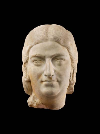 A Roman Marble Portrait Head of a Woman, Severan Period, circa 220 A.D.