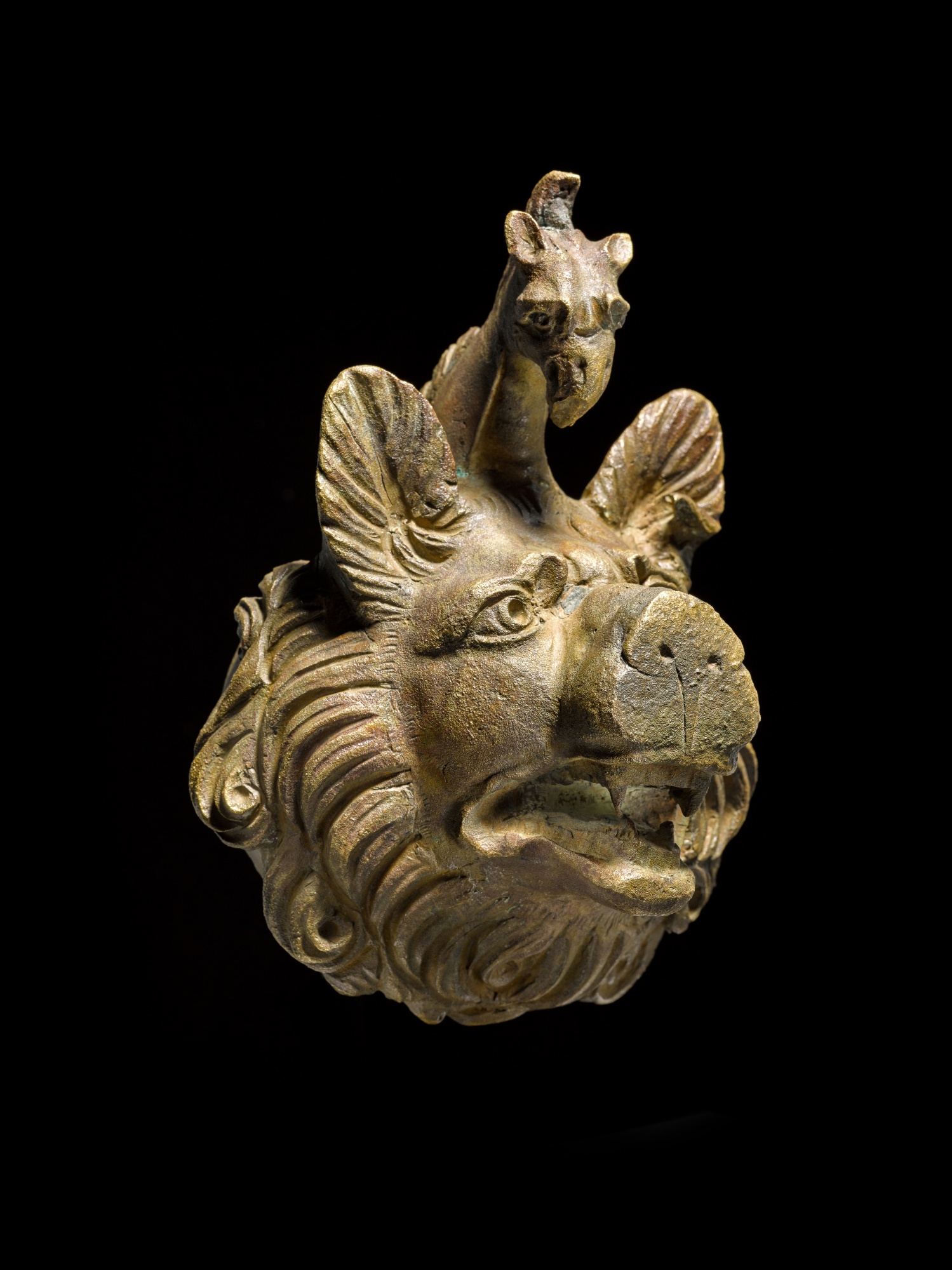 Unknown — A Roman Bronze Head of a Molossian Hound, circa 2nd/3rd Century A.D.