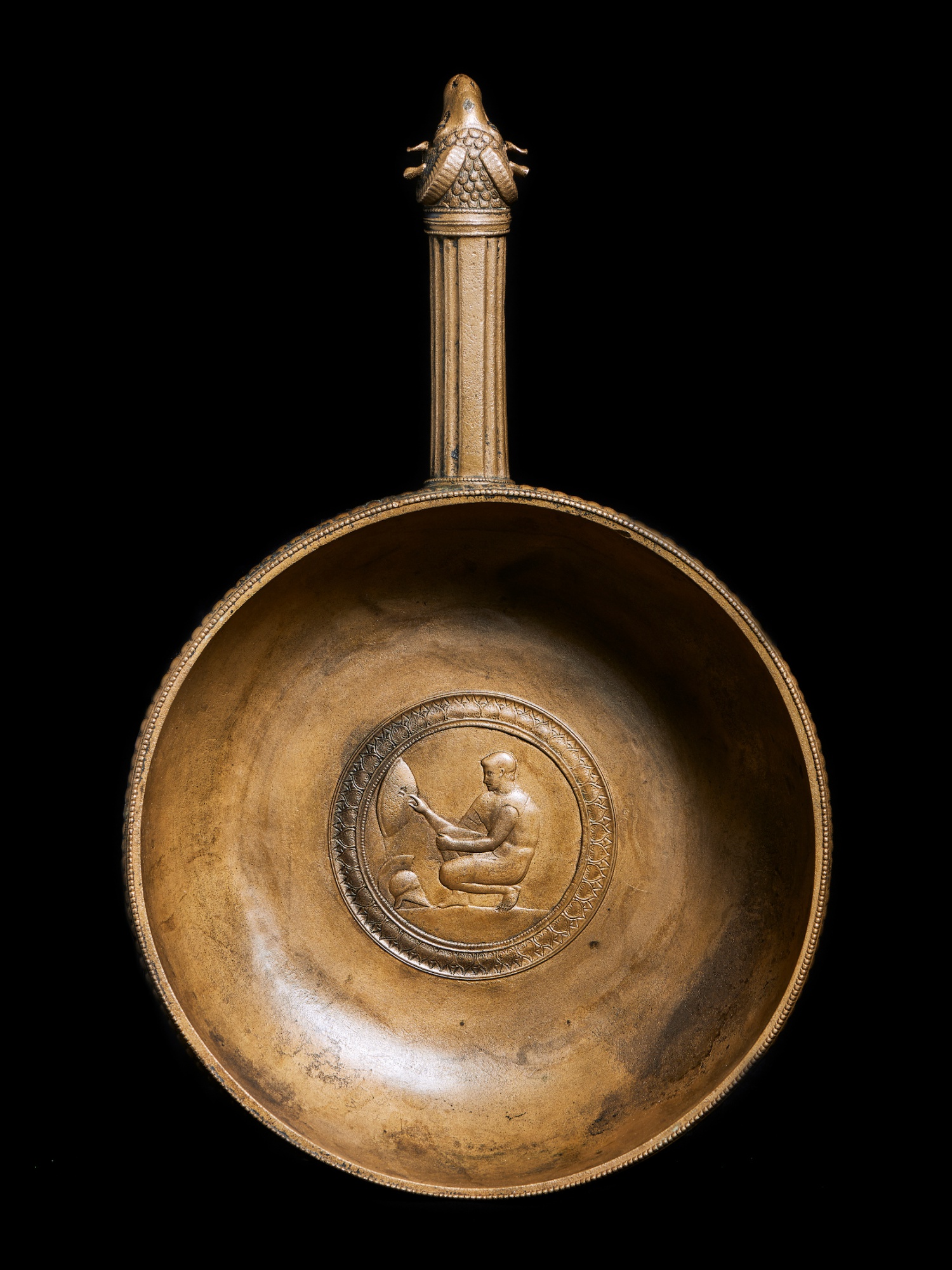 Unknown — A Fine Roman Bronze Patera, Augustan, early 1st century A.D.