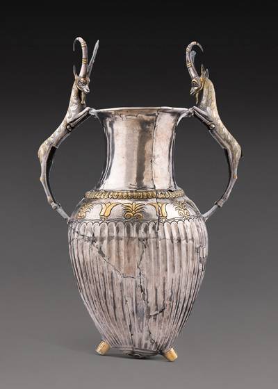 An Achaemenid Silver-Gilt Rhyton