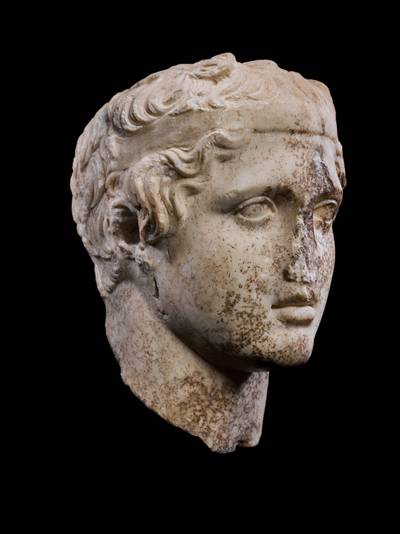 A Roman Marble Head of Dionysos, circa 1st Century A.D.