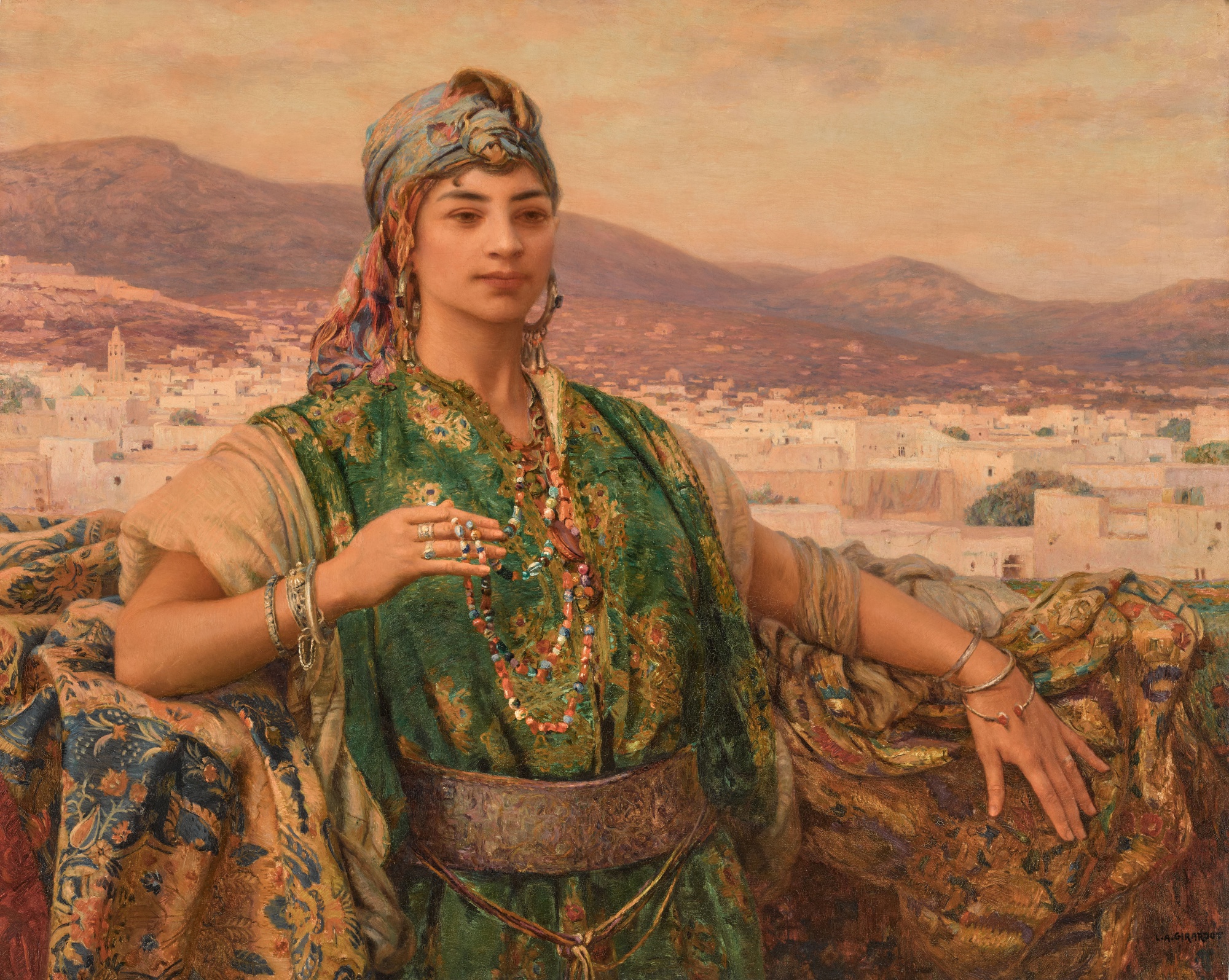 Louis Auguste Girardot — On the Terrace, Tétouan 