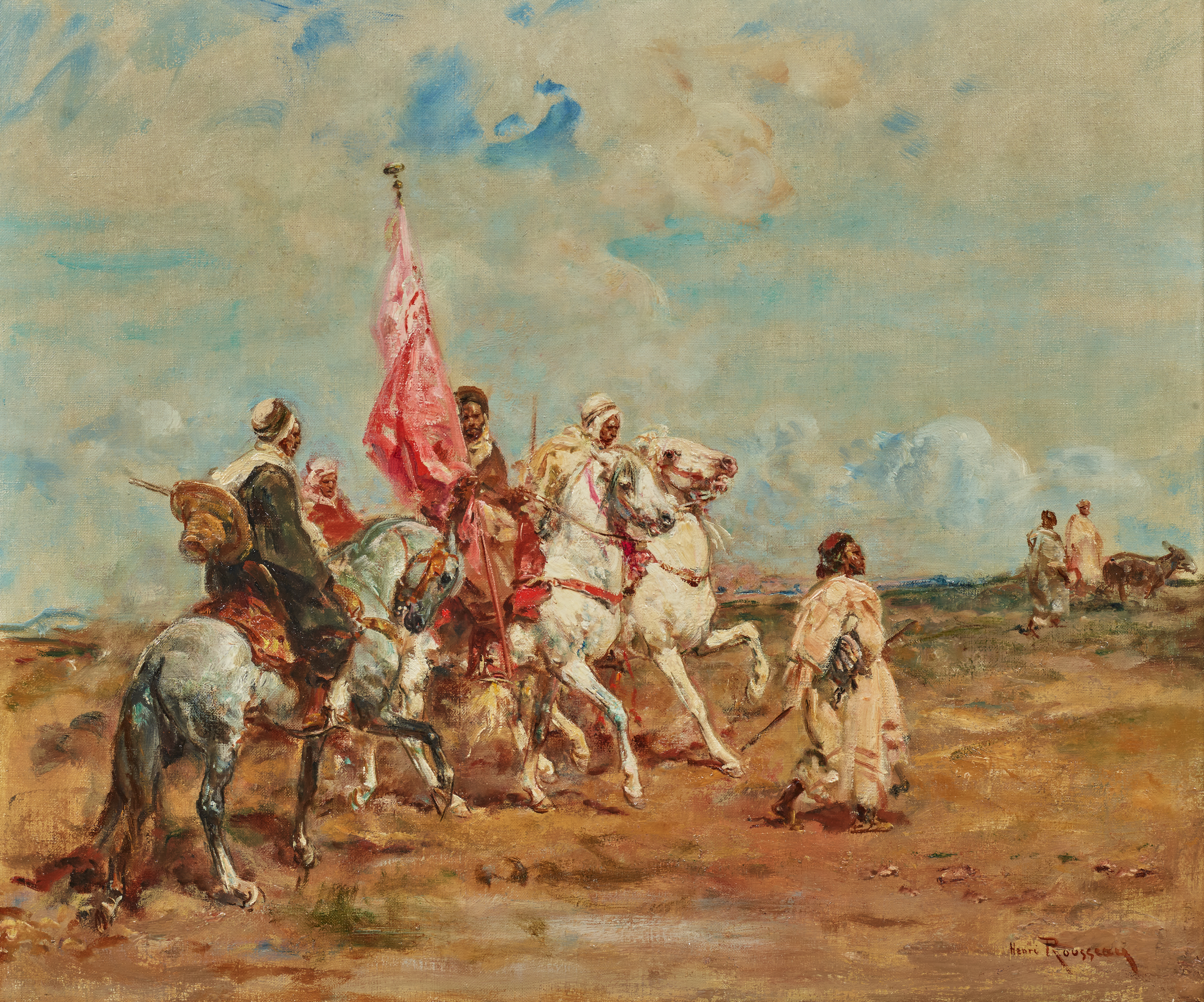 Henri Rousseau — Preparing for the Charge