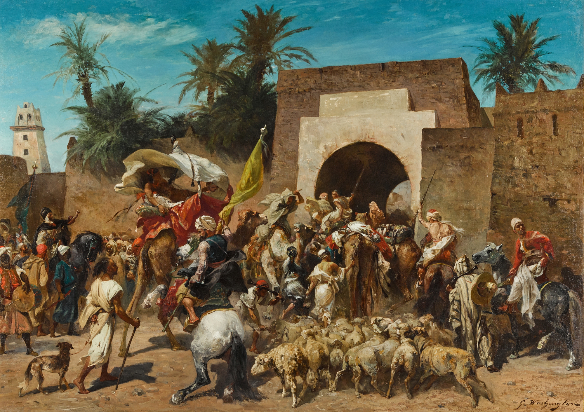 Georges Washington — Return from the Razzia