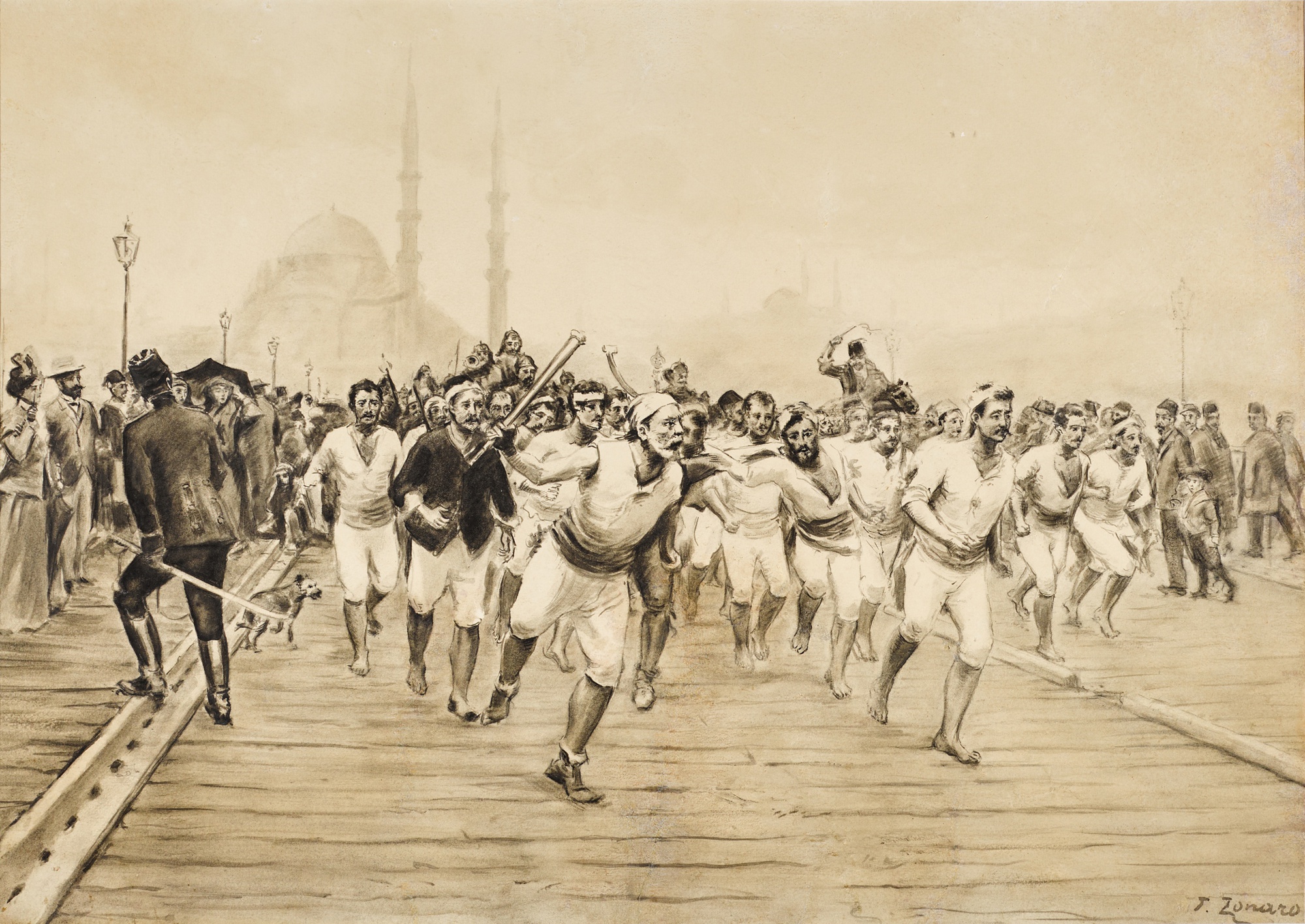 Fausto Zonaro — Fire!