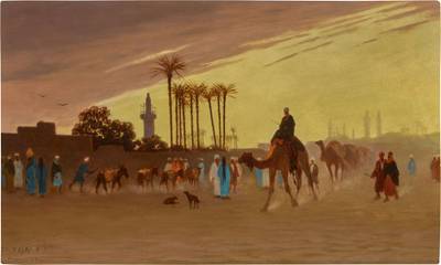 Caravan outside Cairo