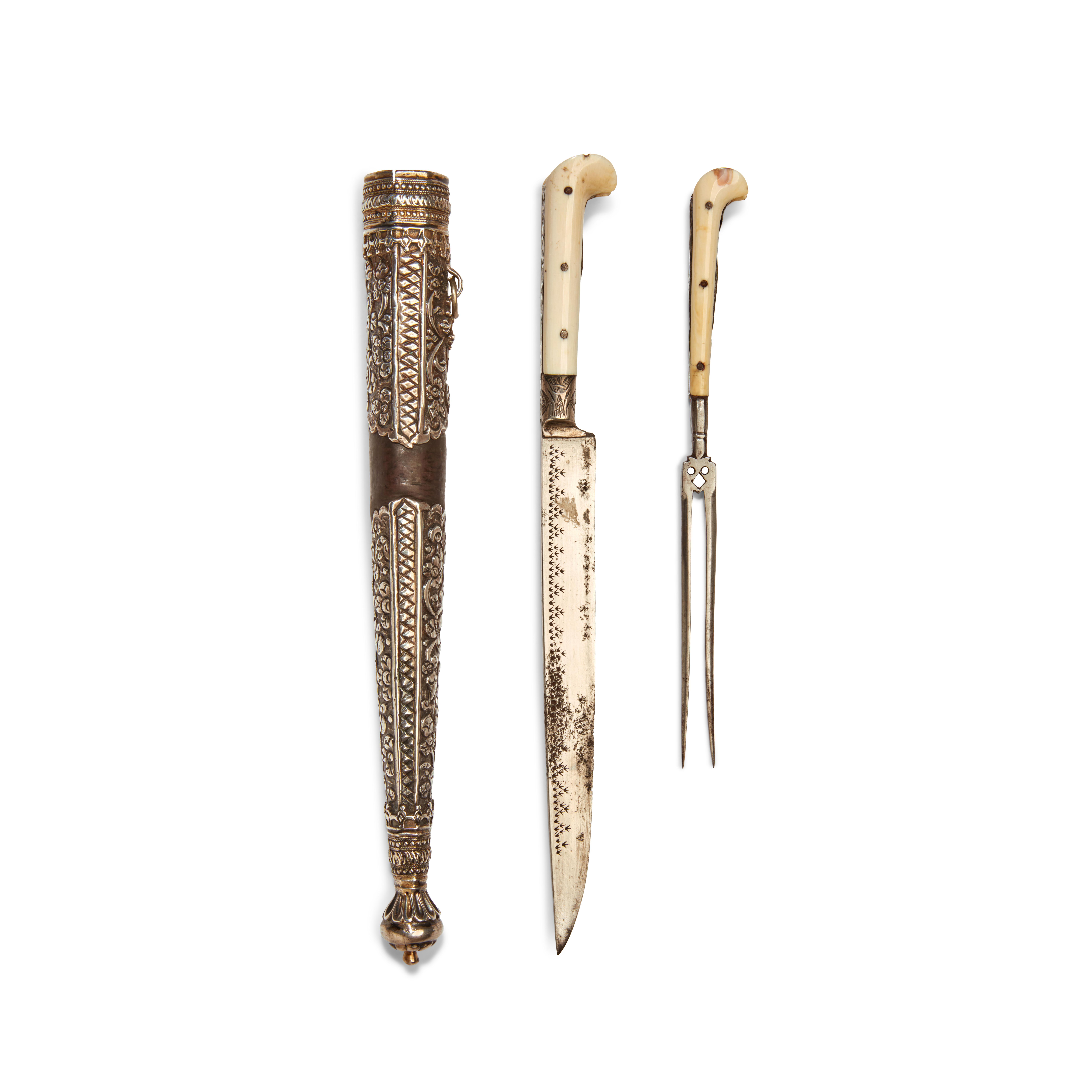 Unknown — An Ottoman Silver Trousse, Greece or Turkey, 18th Century