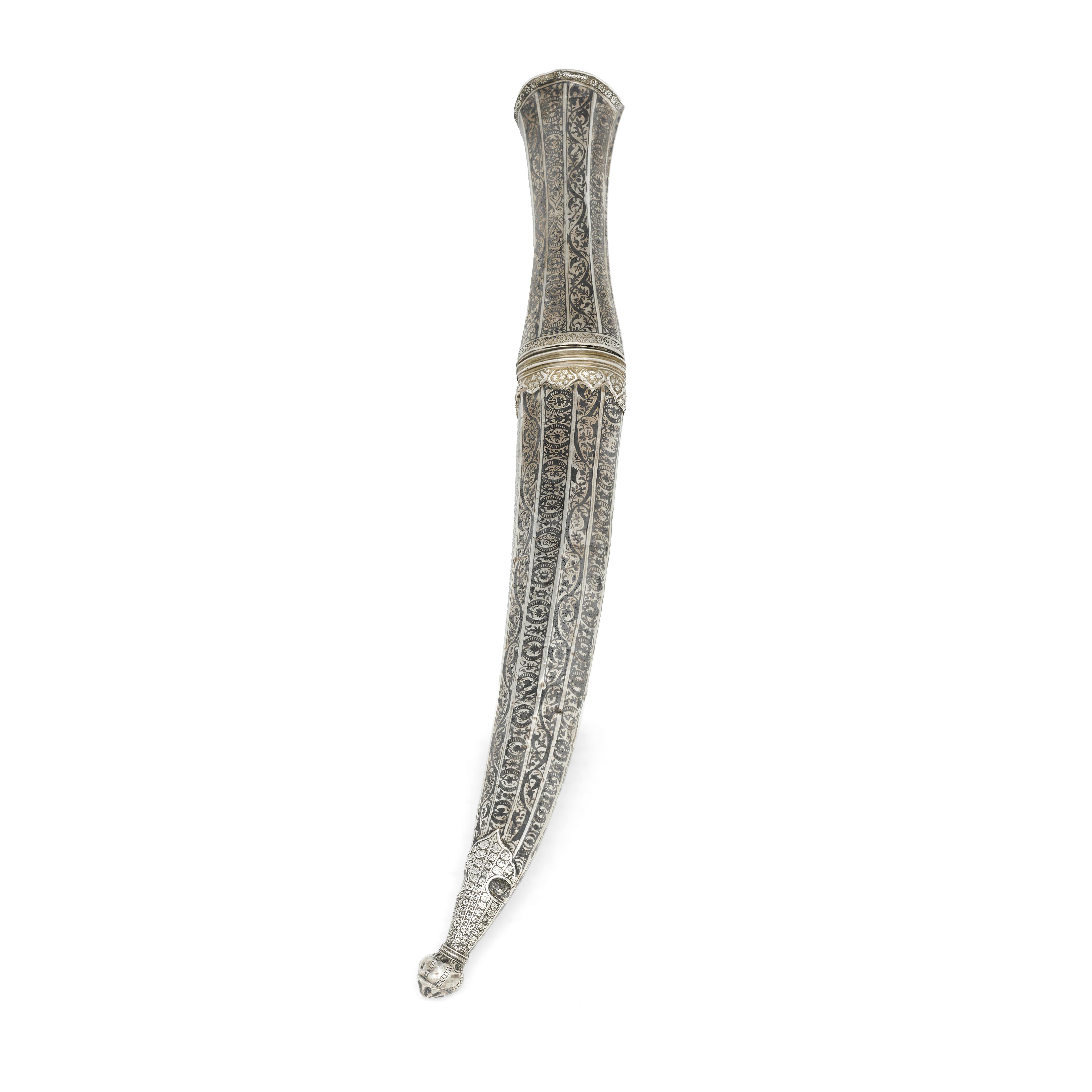 Unknown — An Ottoman Nielloed Silver Dagger, Turkey, 18th Or Early 19th Century