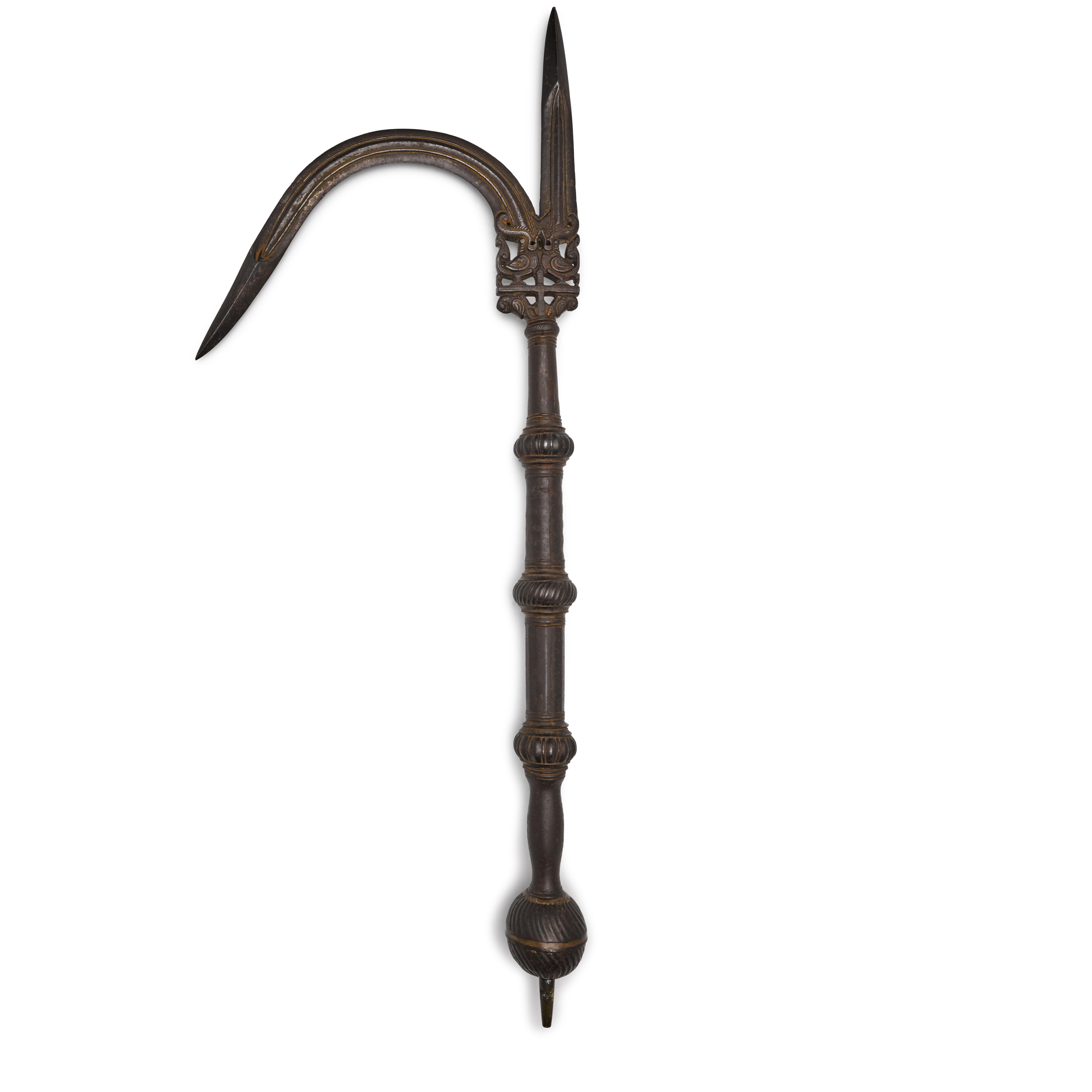 Unknown — An Impressive Steel Elephant Goad (Ankus), South India, early 16th Century