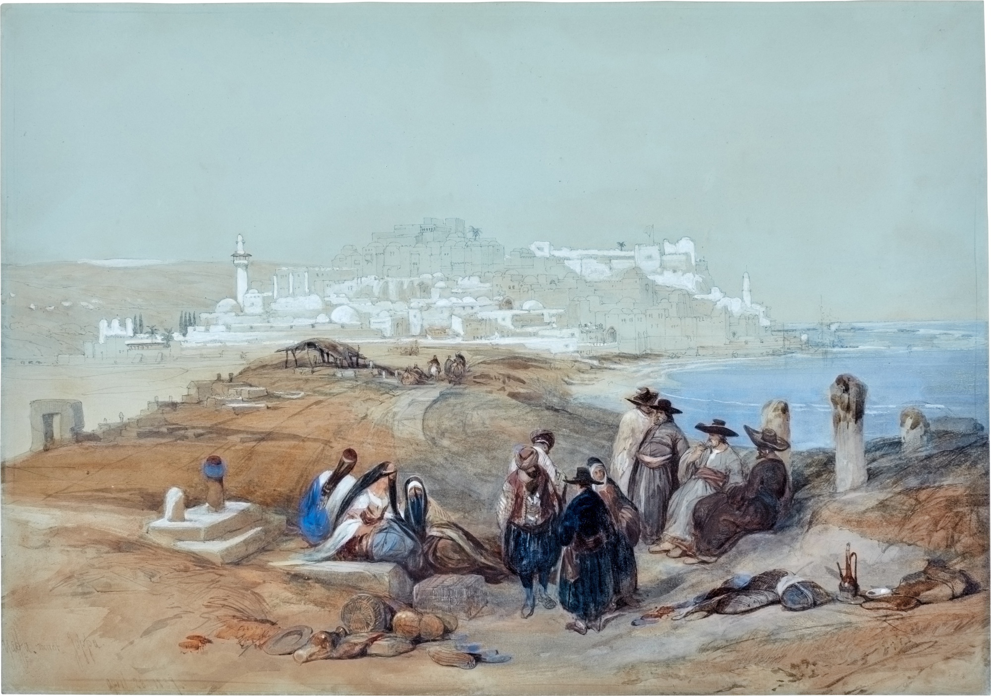 David Roberts — Jaffa, Looking South