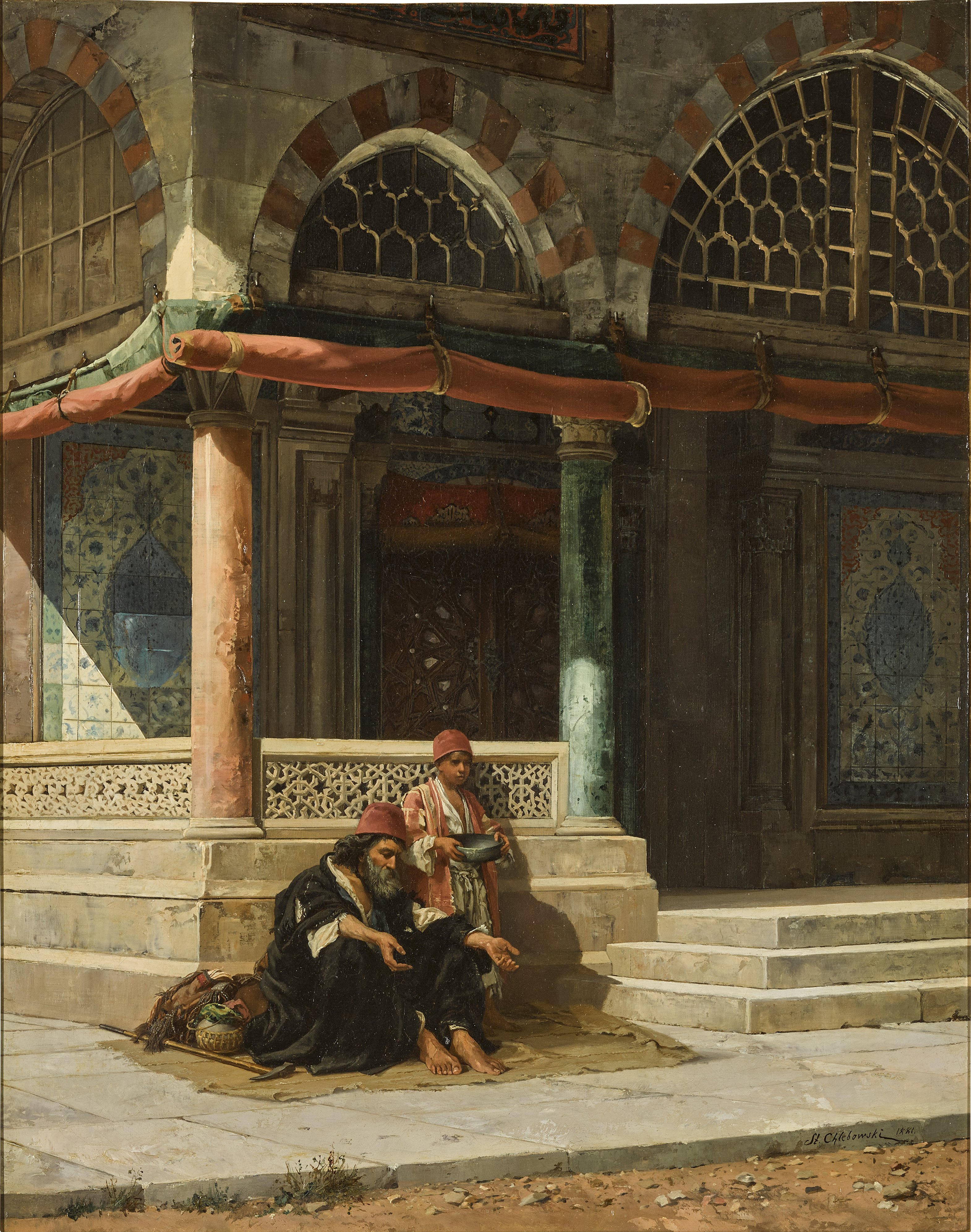 Stanislaus von Chlebowski — A Dervish before the Mosque