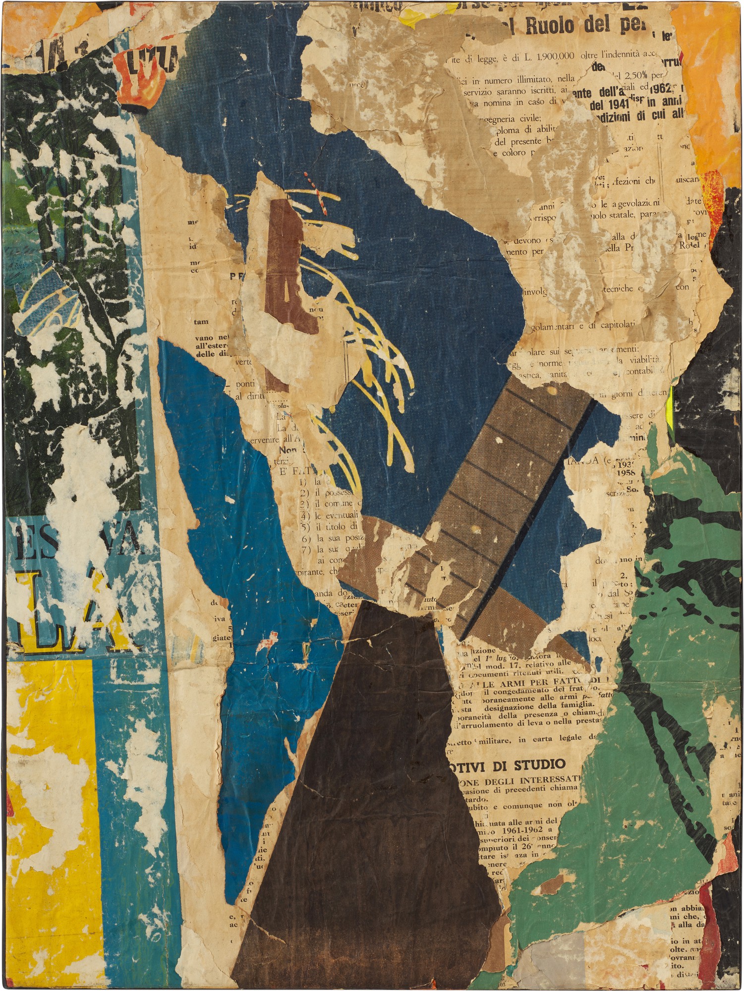 Mimmo Rotella — Statistica