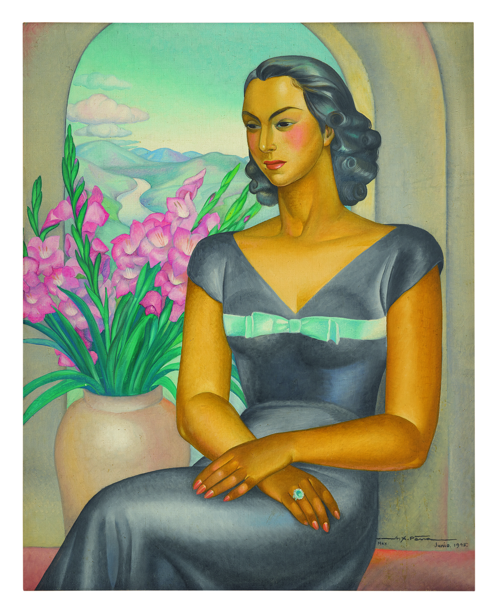 Alfonso X. Peña — Mujer En La Ventana