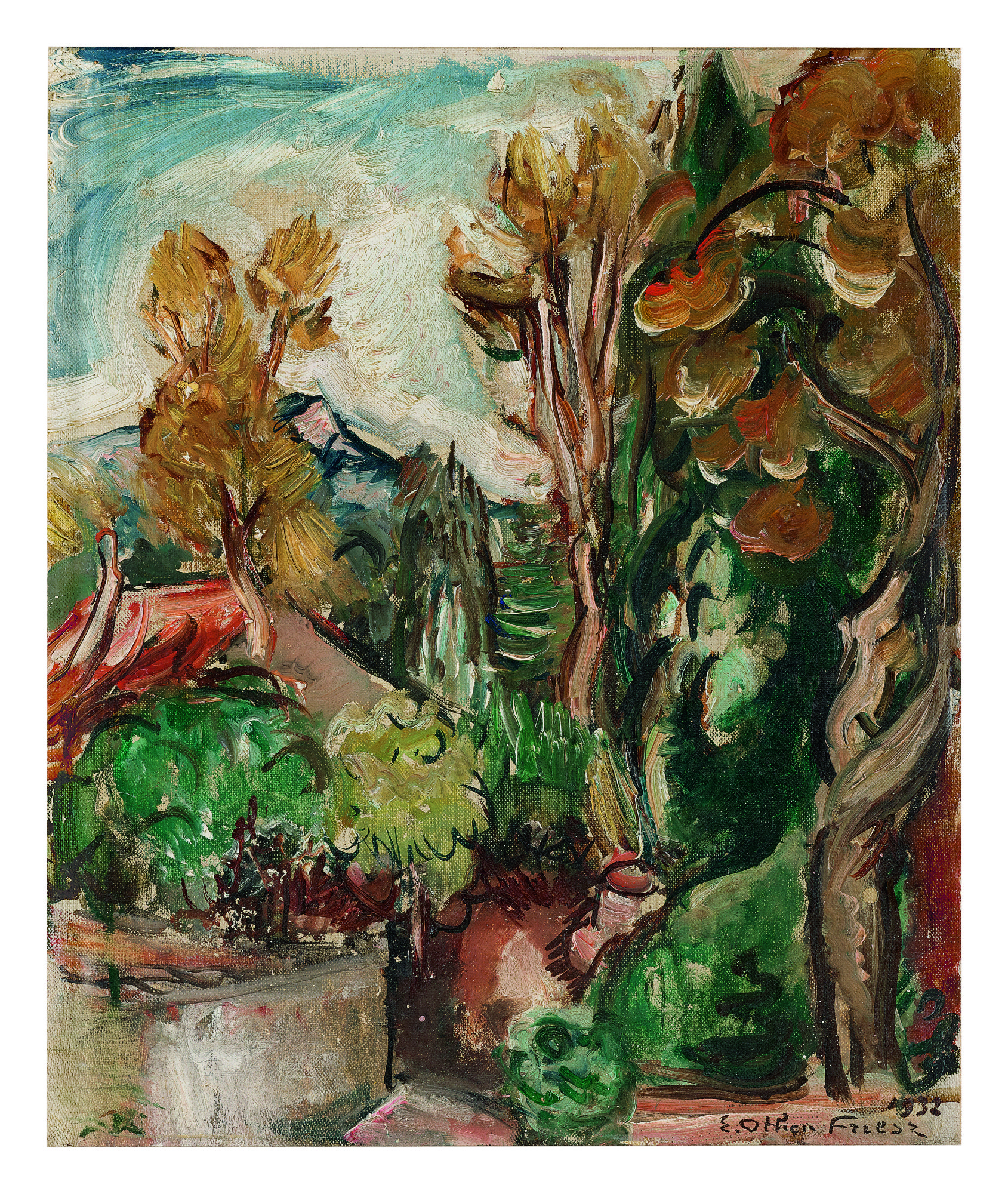 Émile-othon Friesz — Jardin À Toulon
