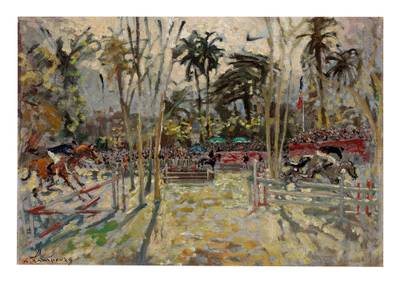 Les Courses Hippiques À Menton