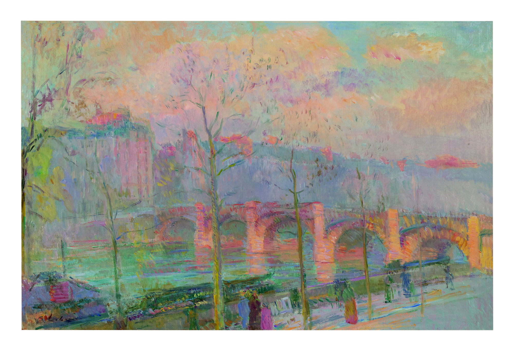 Albert Lebourg — L'île Saint-louis Et Le Pont De La Tournelle Sur La Seine