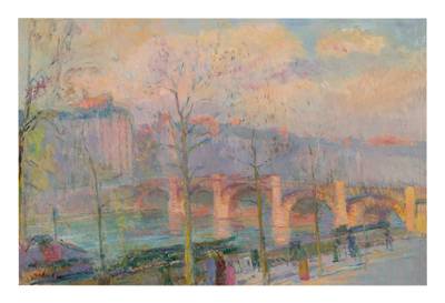 L'île Saint-louis Et Le Pont De La Tournelle Sur La Seine