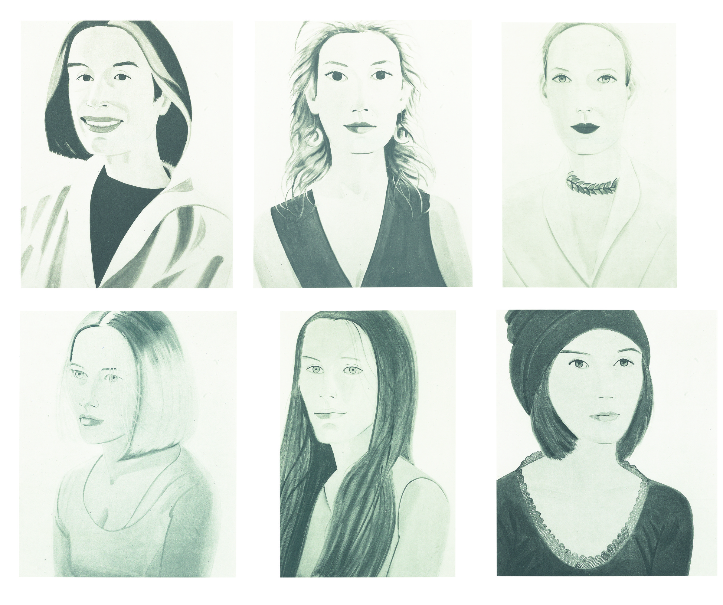 Six Female Portraits