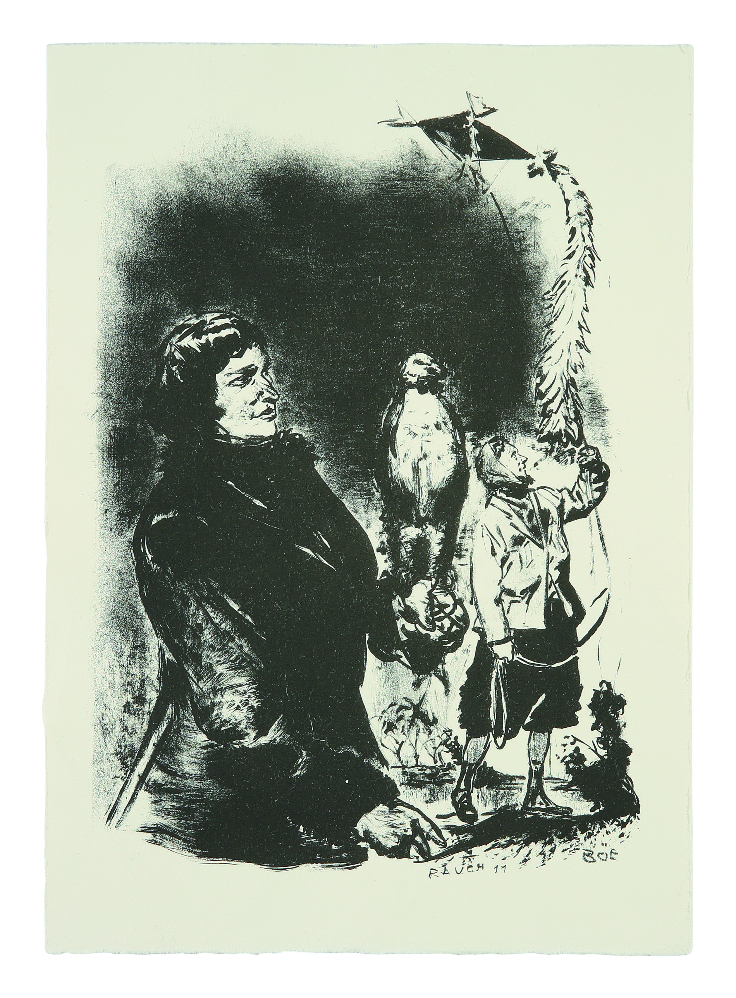 Neo Rauch — Böe (neujahrsblatt)