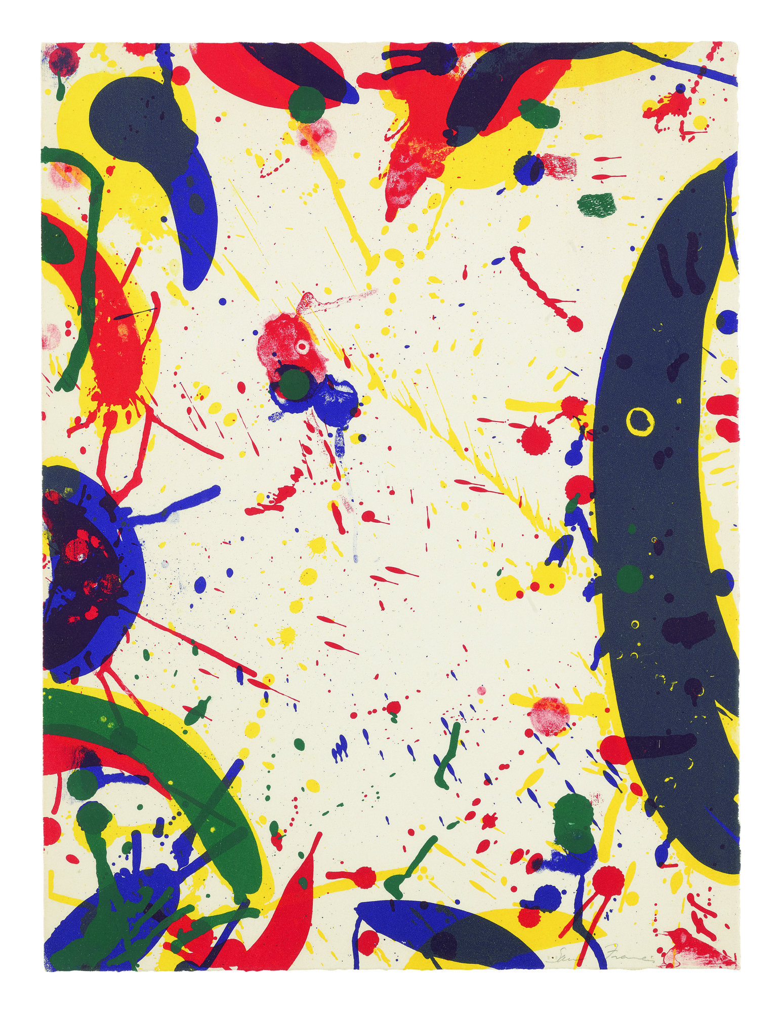 Sam Francis — Blue Bones (sf-64) (lembark L.77)