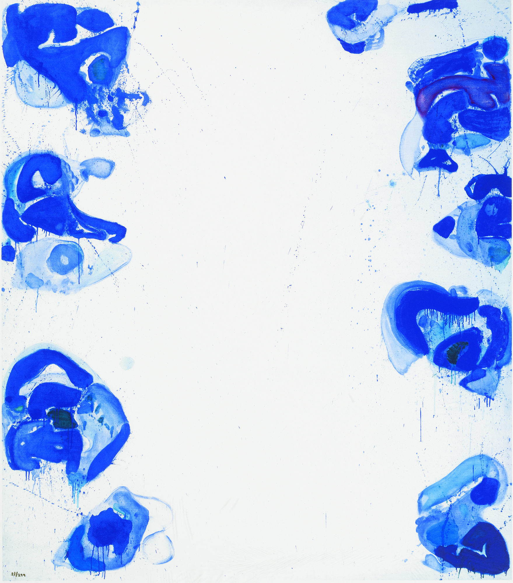 After Sam Francis — Blue Balls