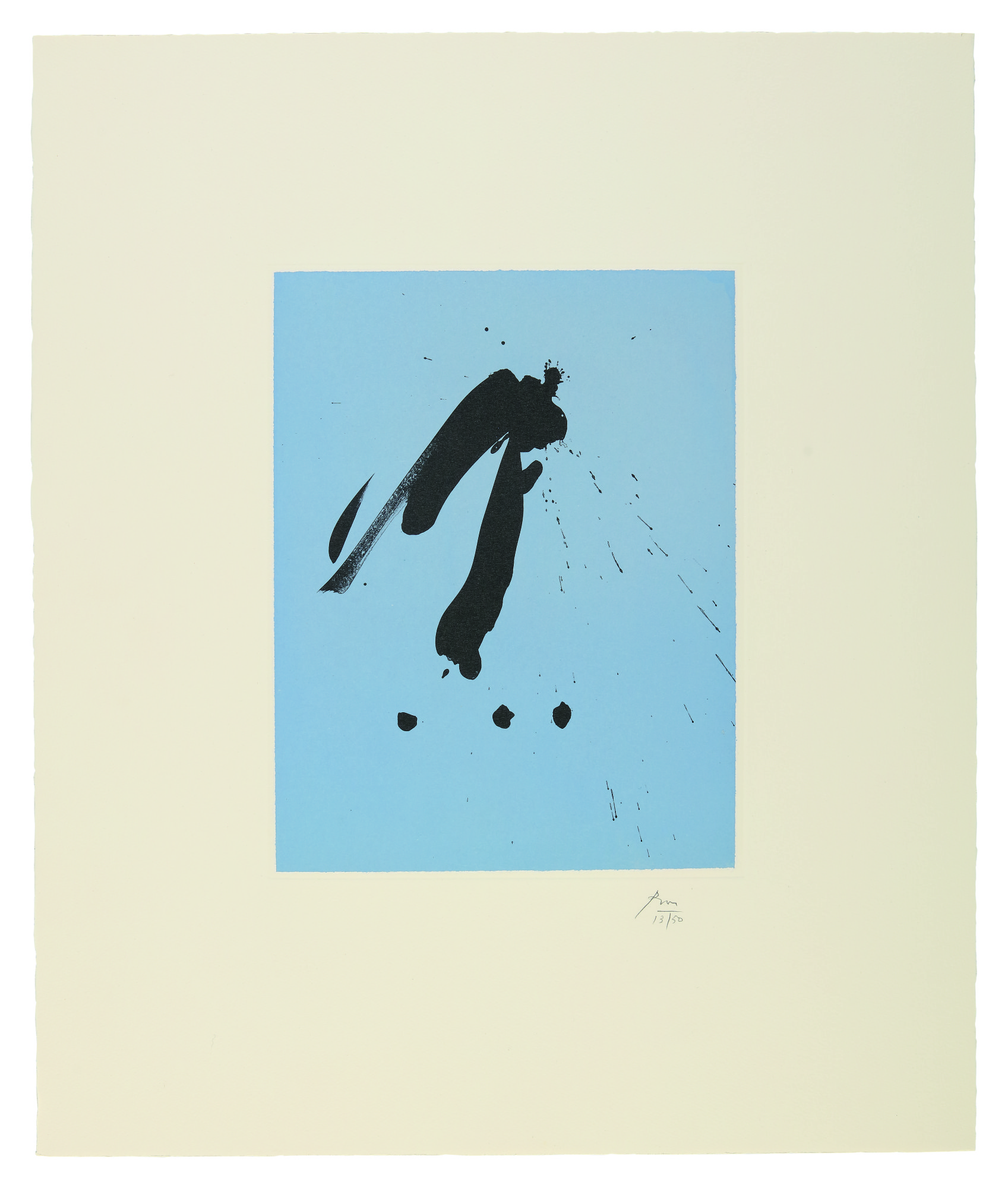 Robert Motherwell — Blue Gesture (walker Art Center 430)