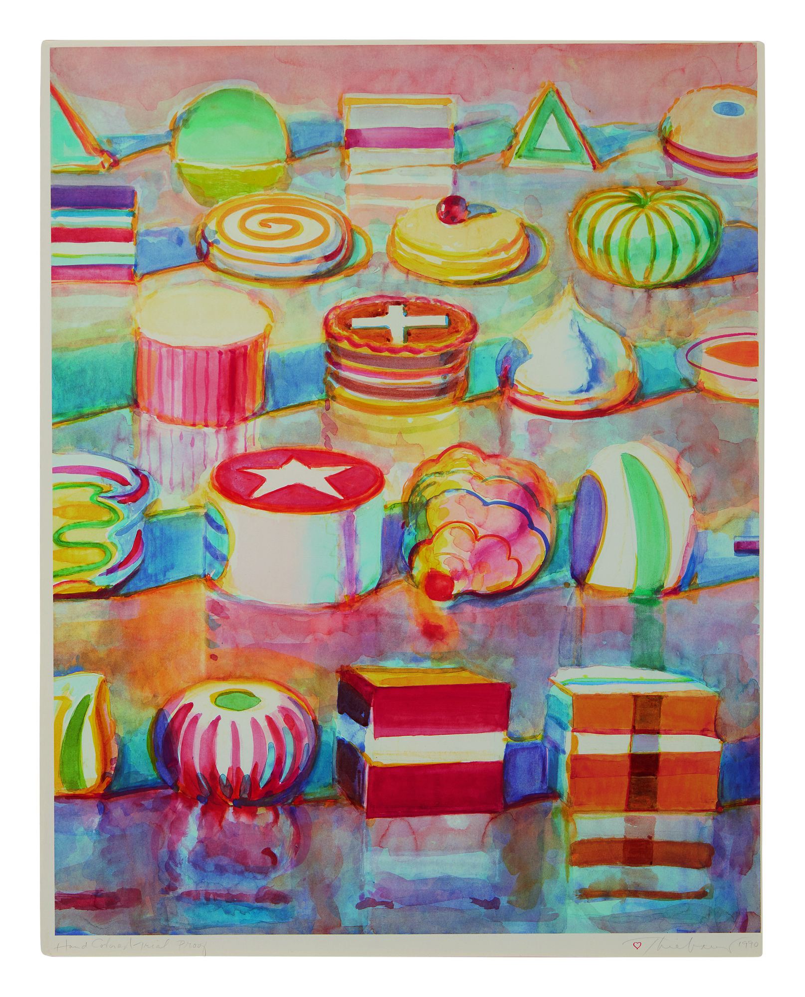 Wayne Thiebaud — Display Rows