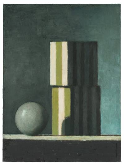 Stacked Columns And Ball