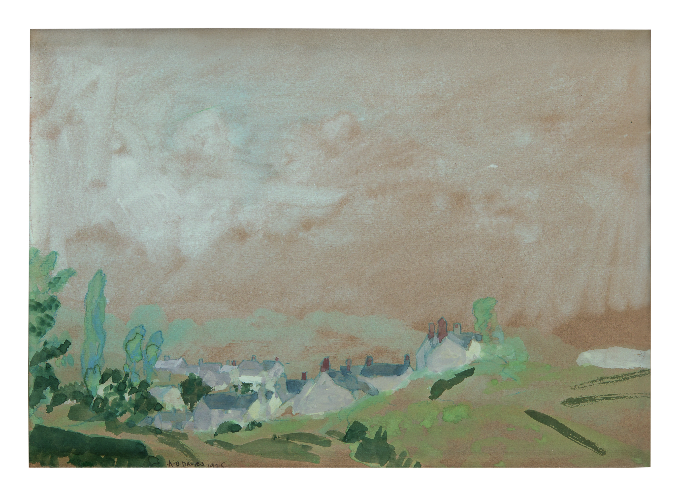 Arthur Bowen Davies — Village Of La Lude