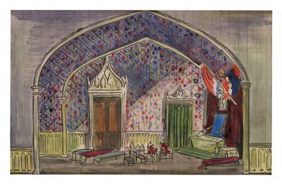 Stage Design For Medieval Chamber