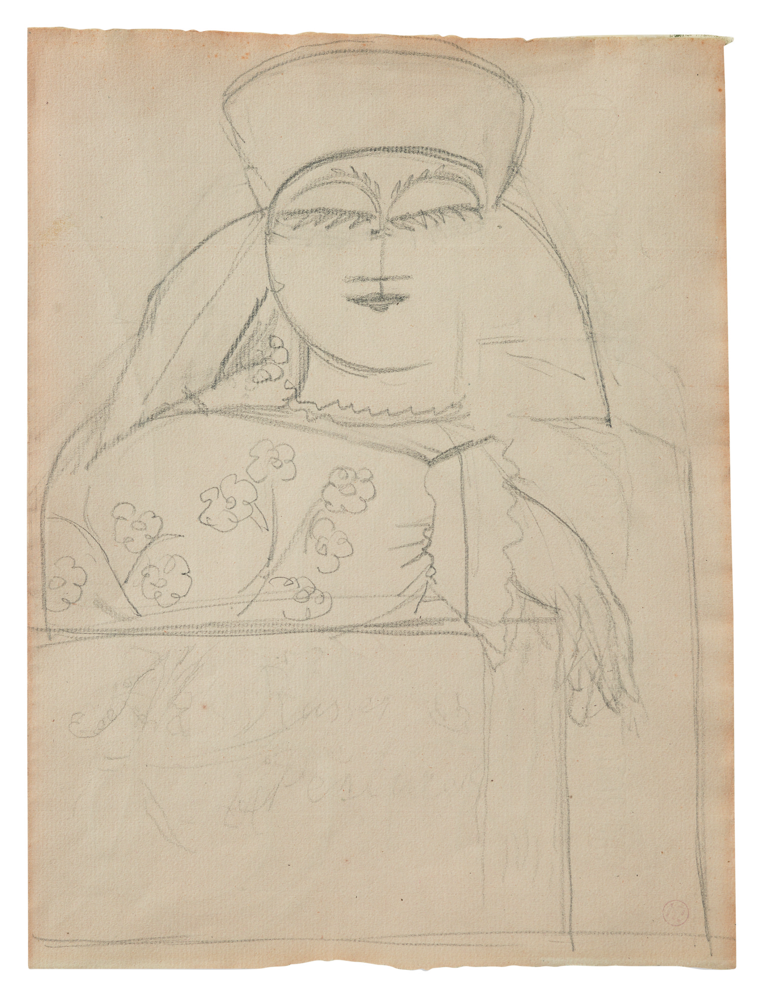 Natalia Goncharova — Design For The Commedia Dell’arte (a Double-sided Work)