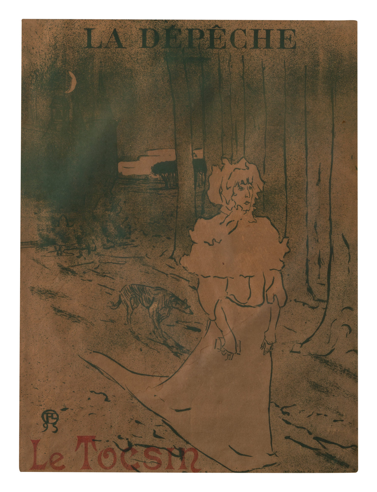 Henri De Toulouse-lautrec — Le Tocsin (delteil 357; Adhémar 147; Wittrock P 19)