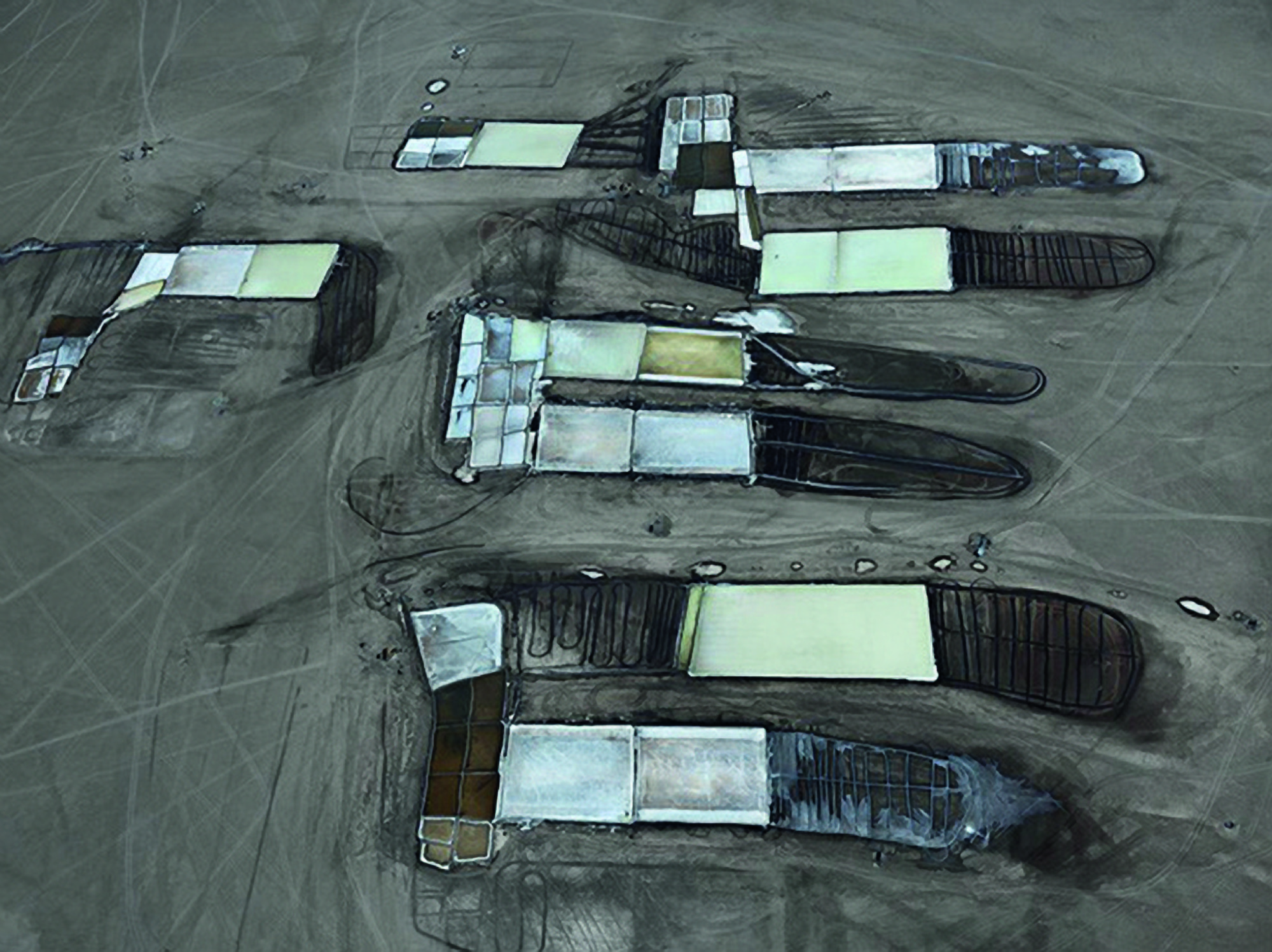 Edward Burtynsky — Salt Pan #25, Little Rann Of Kutch, Gujarat, India