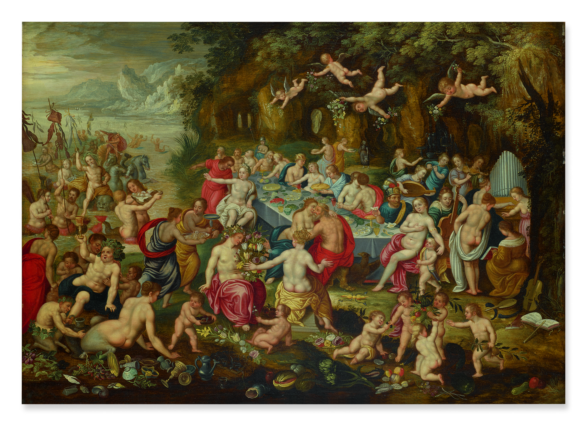 Manner of Hendrick van Balen And Manner of Jan Brueghel The Elder — Feast Of The Gods
