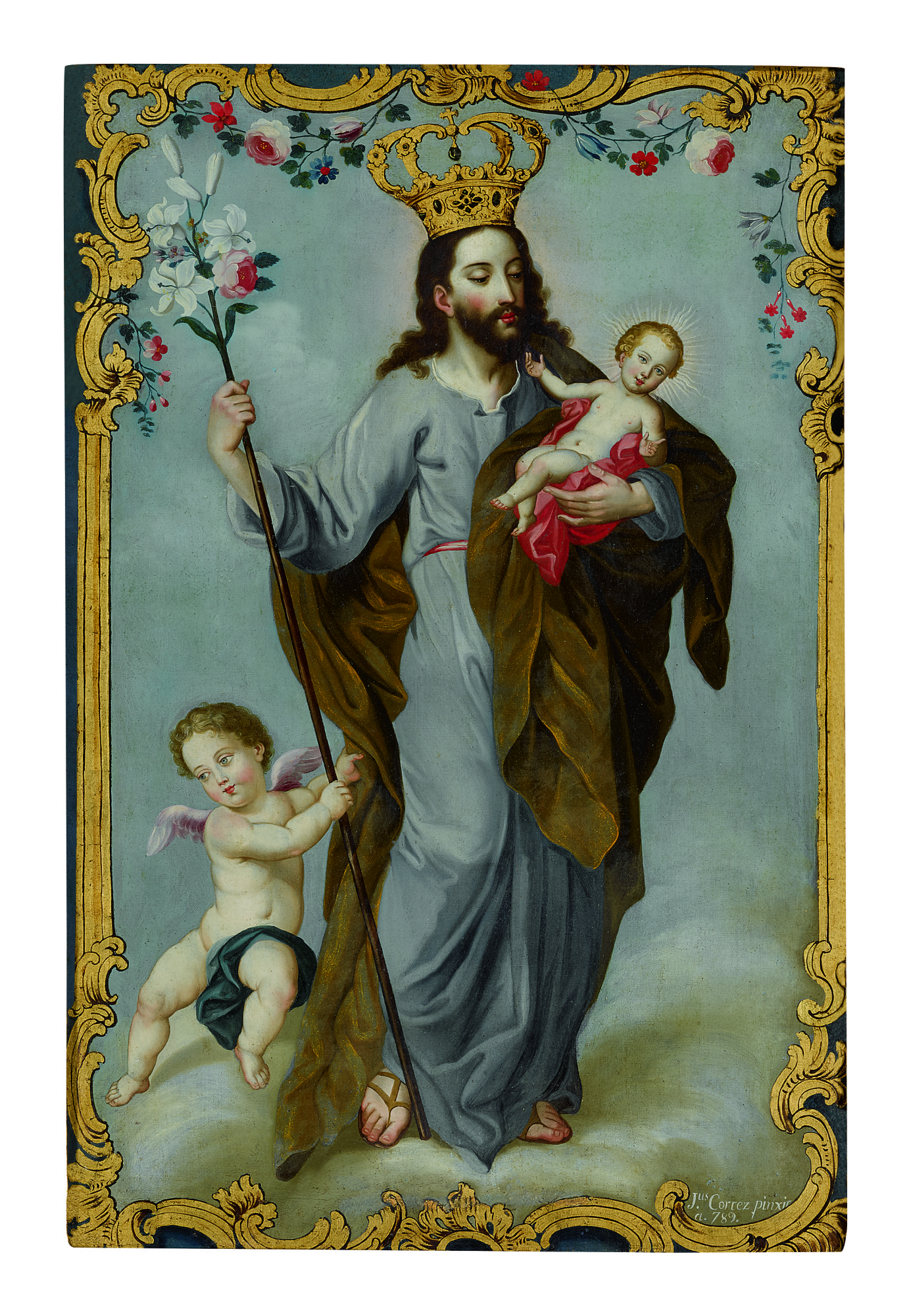 José Cortez de Alcocer — Saint Joseph And Child